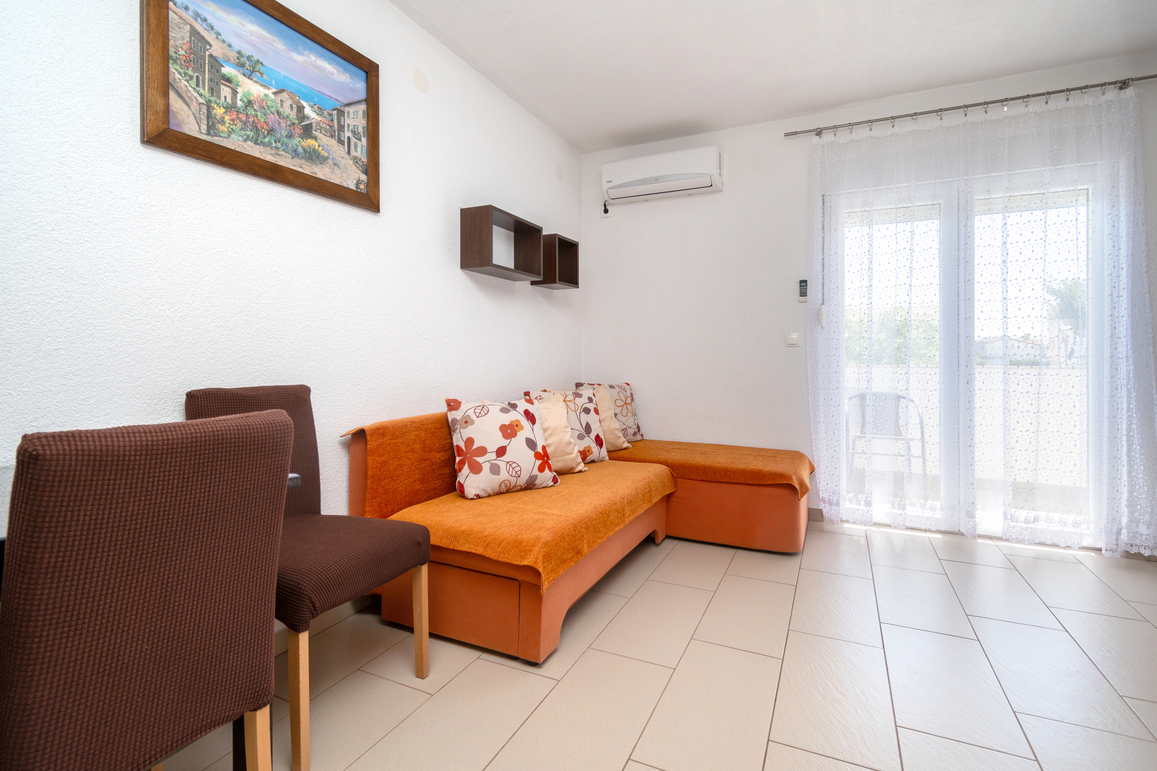 One bedroom apartment with balcony and sea view Vir (A-23221-c)