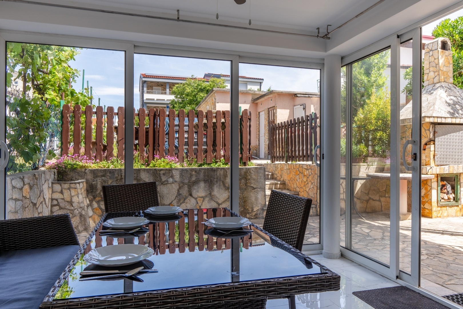 Two bedroom apartment with terrace Vir (A-23251-a)