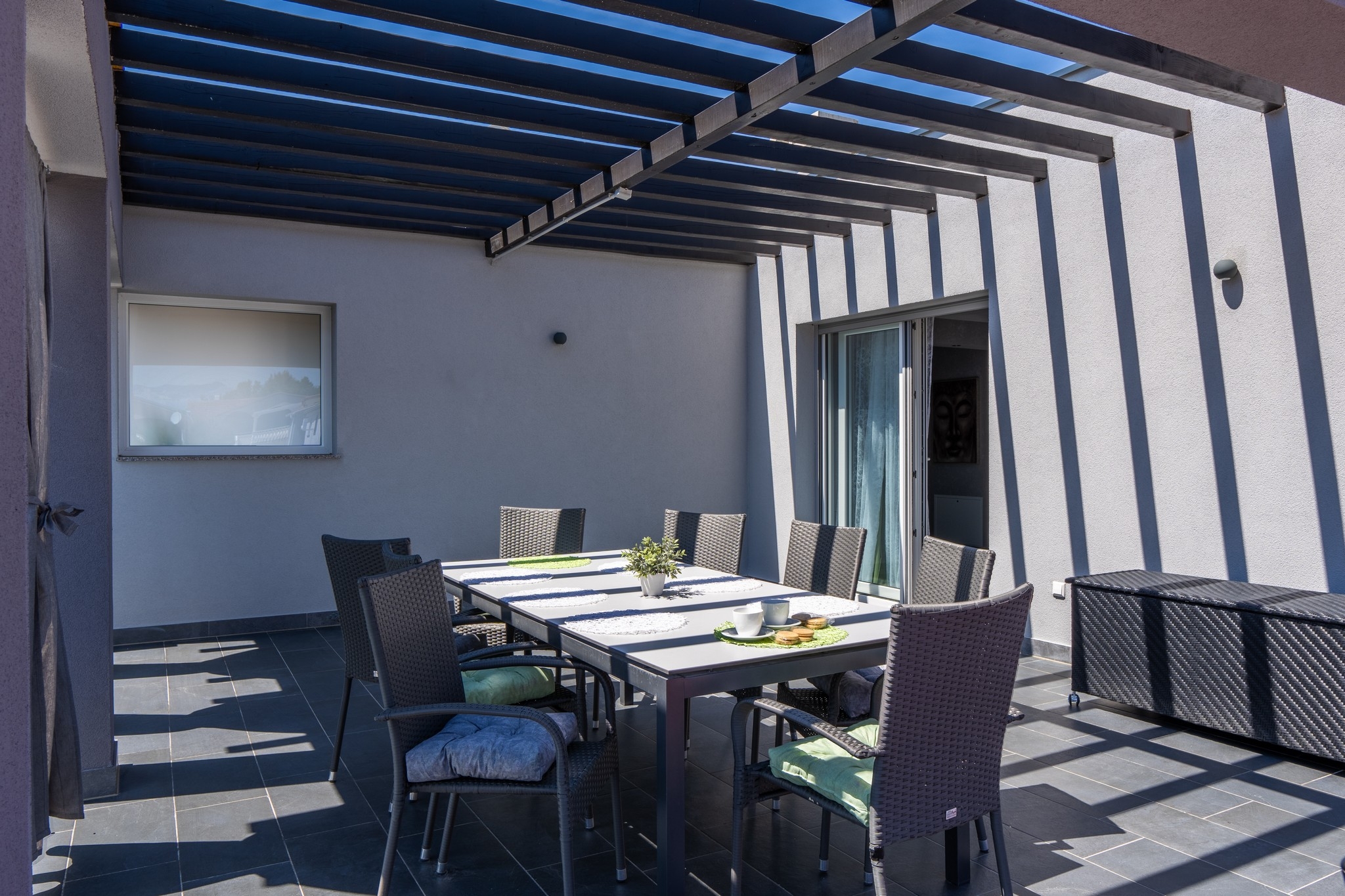 Three bedroom apartment with terrace Vir  A-b