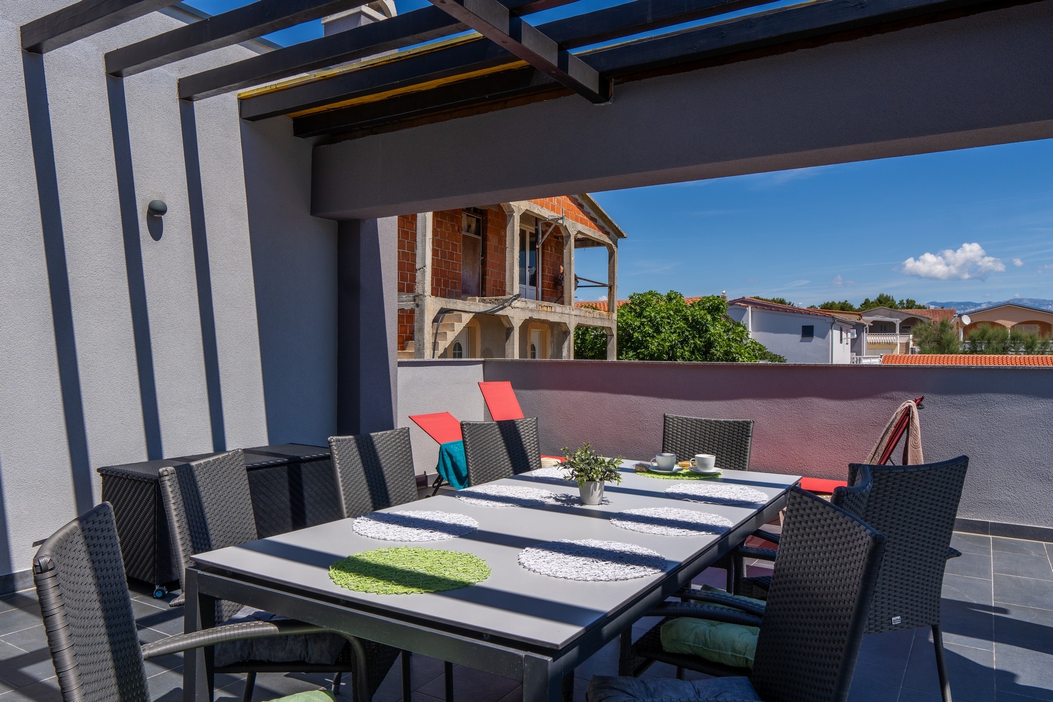 Three bedroom apartment with terrace Vir  A-b