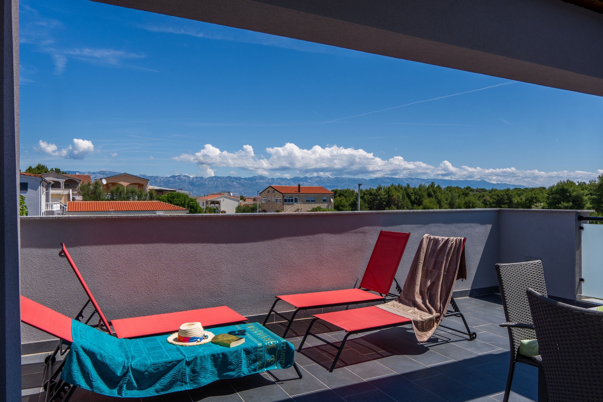 Three bedroom apartment with terrace Vir  A-b