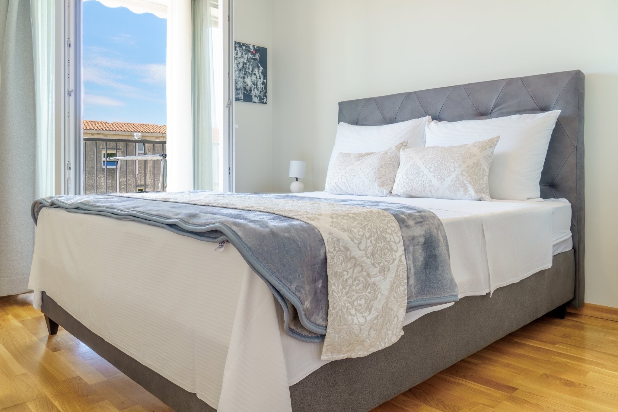 Two bedroom apartment with balcony and sea view Tučepi, Makarska  A-g