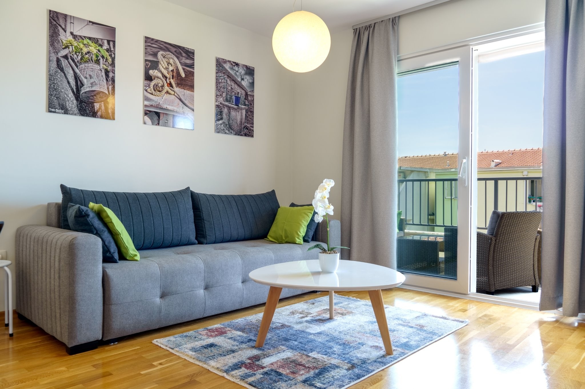 Two bedroom apartment with balcony and sea view Tučepi, Makarska (A-23256-g)