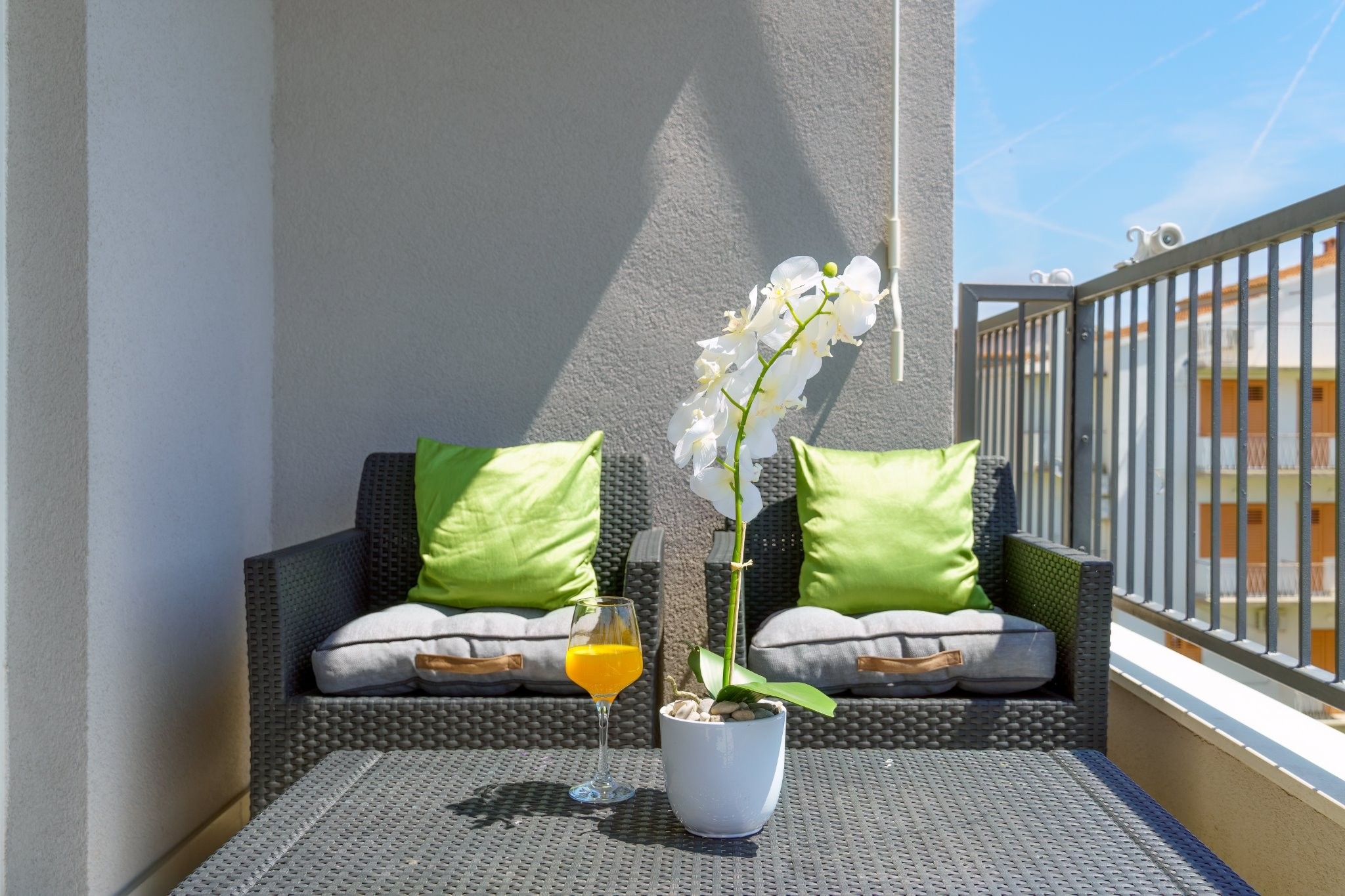 Two bedroom apartment with balcony and sea view Tučepi, Makarska  A-h