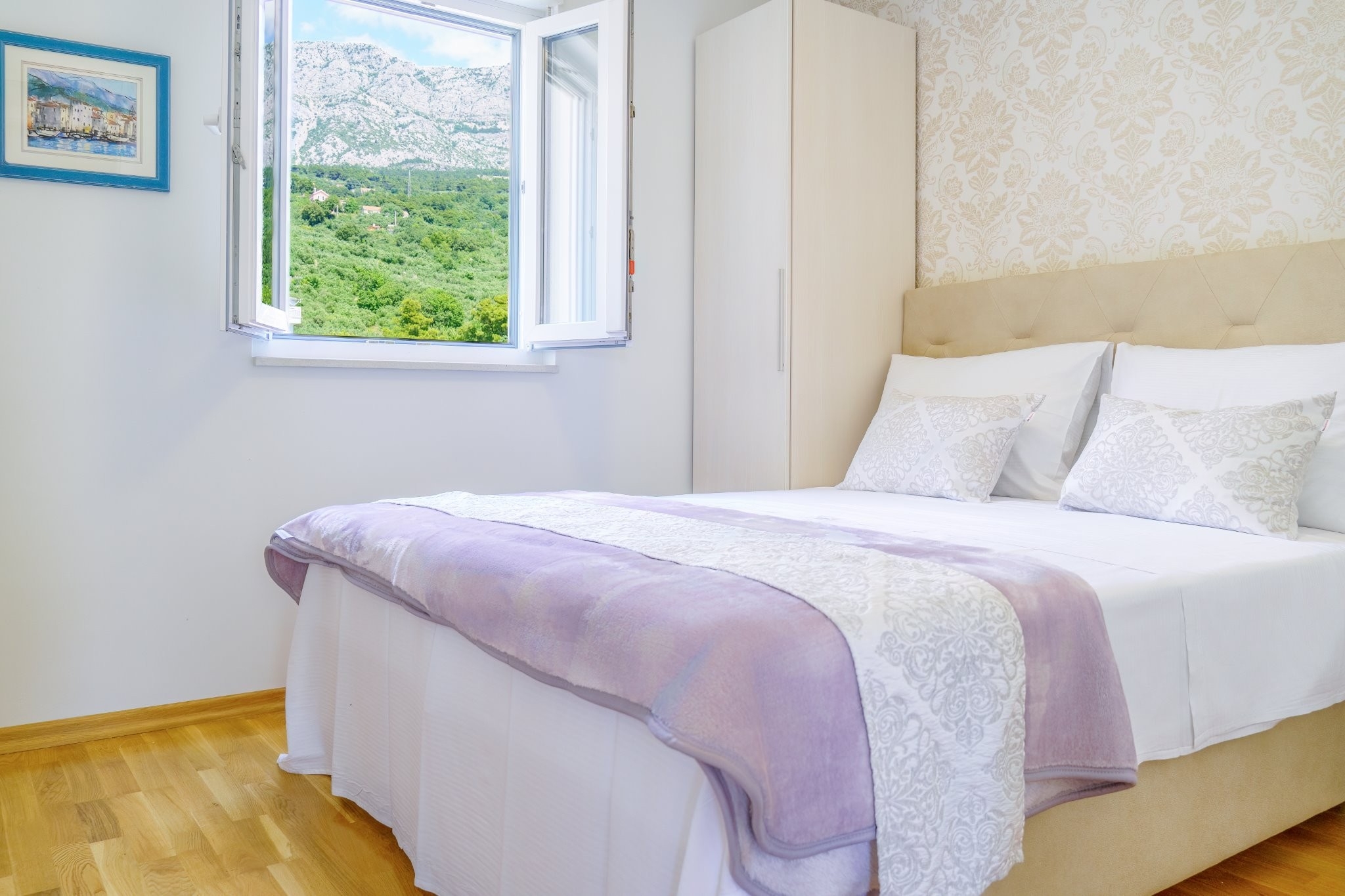 Two bedroom apartment with balcony and sea view Tučepi, Makarska  A-h