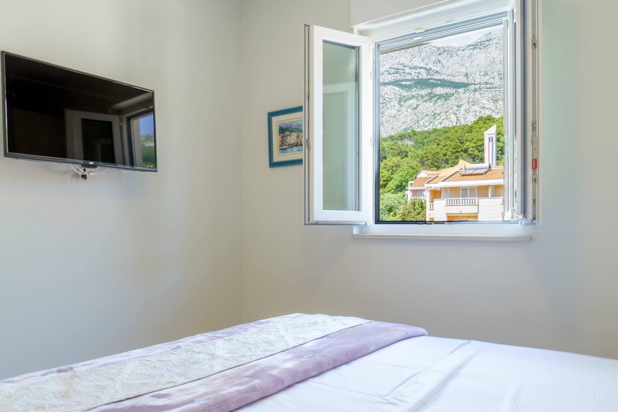 Two bedroom apartment with balcony and sea view Tučepi, Makarska  A-h