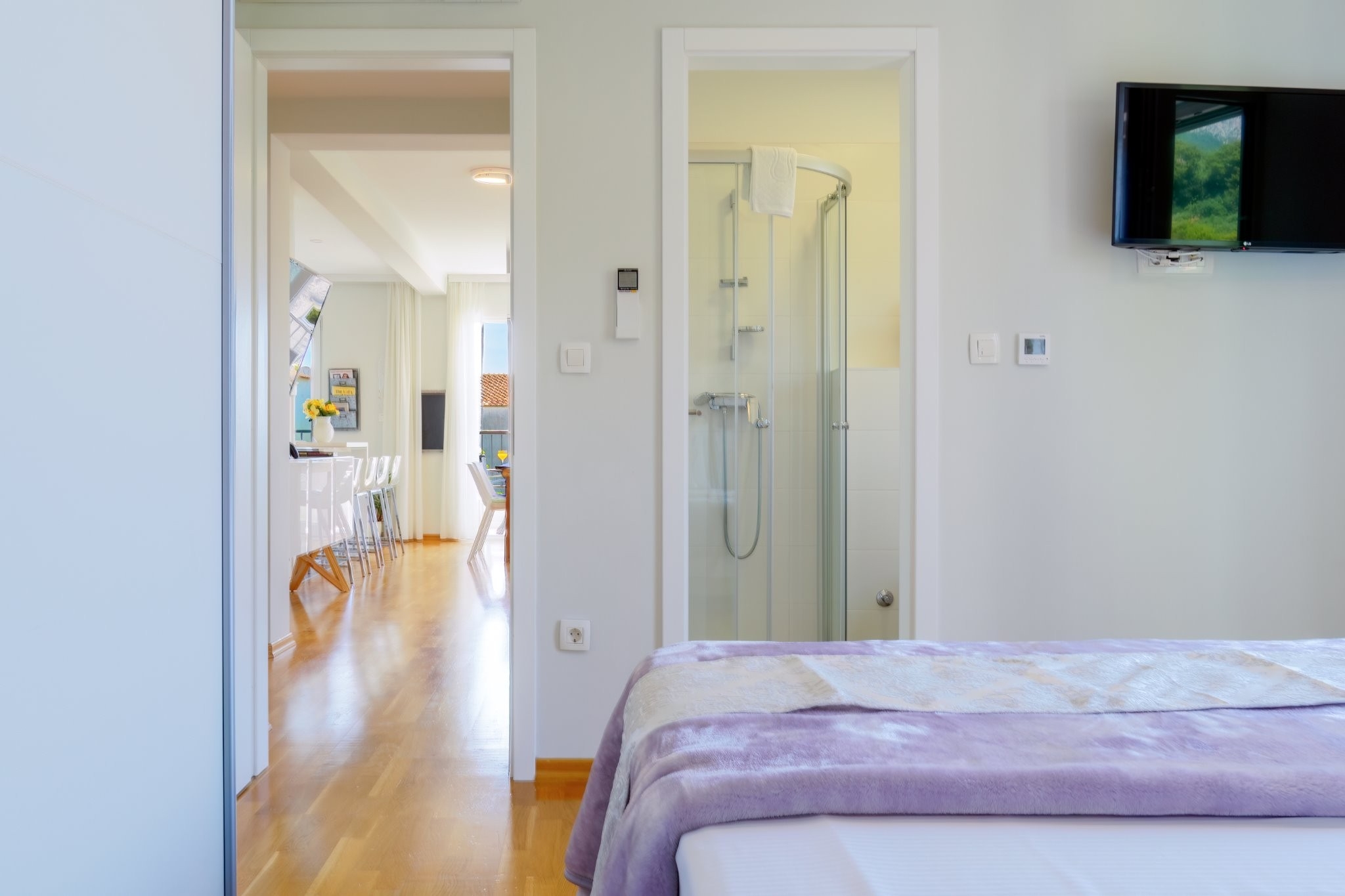 Two bedroom apartment with balcony and sea view Tučepi, Makarska  A-h