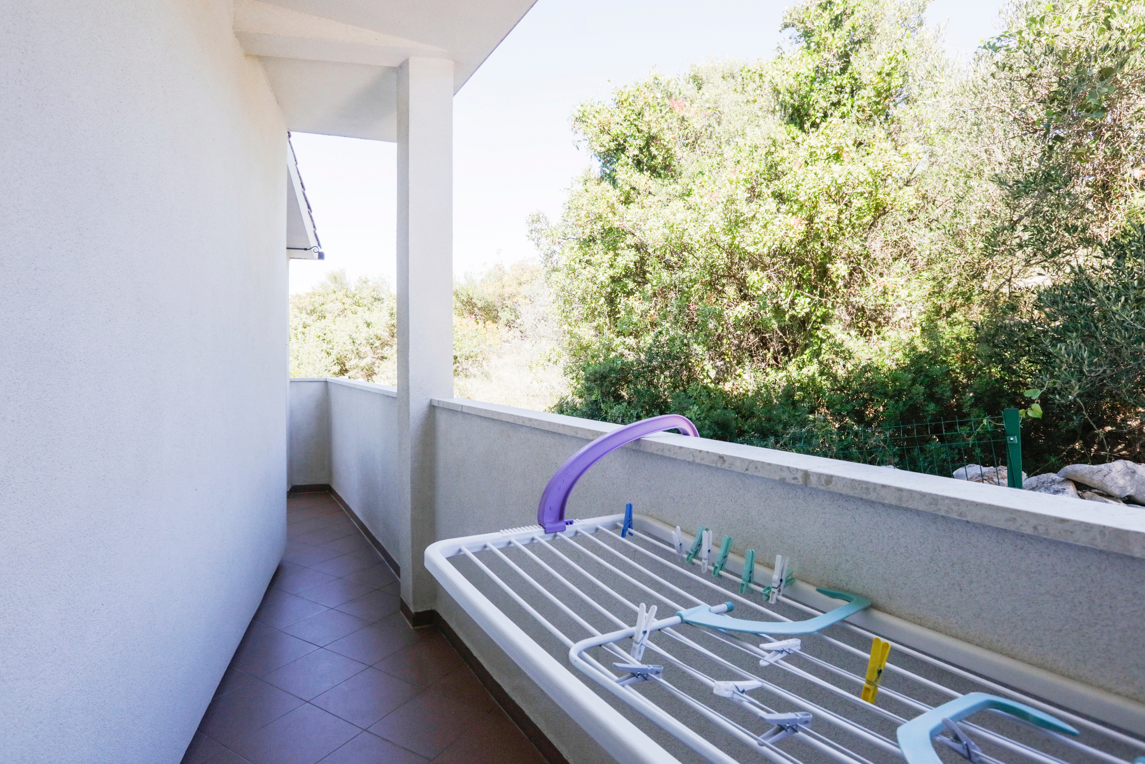 Two bedroom apartment with balcony and sea view Stupin Čeline, Rogoznica  A-b