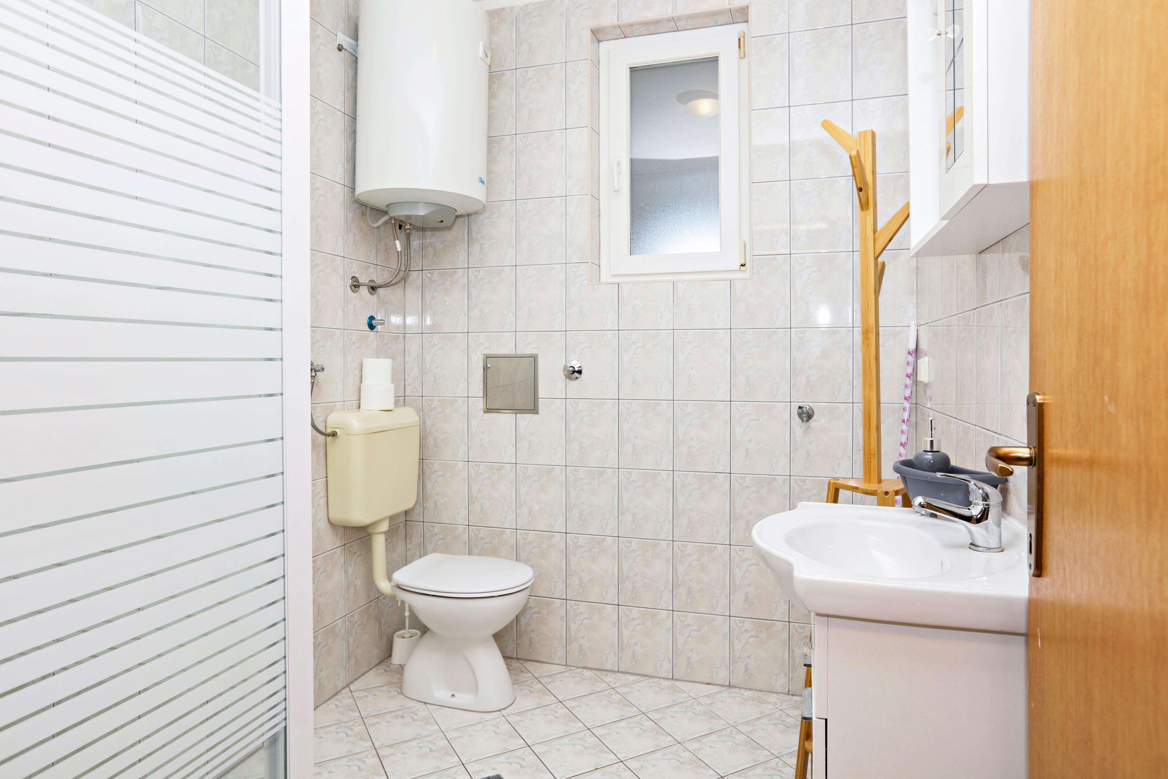 Two bedroom apartment with balcony and sea view Stupin Čeline, Rogoznica  A-b