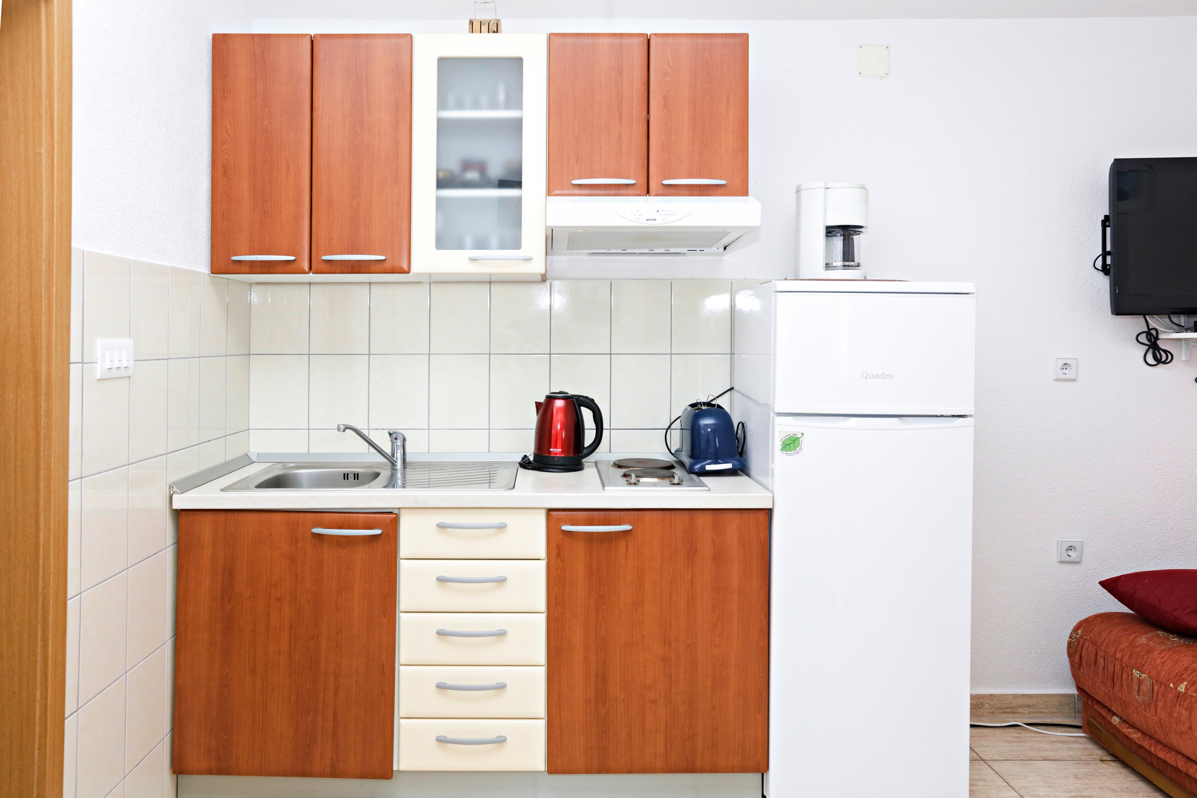 One bedroom apartment with terrace and sea view Stupin Čeline, Rogoznica  A-c