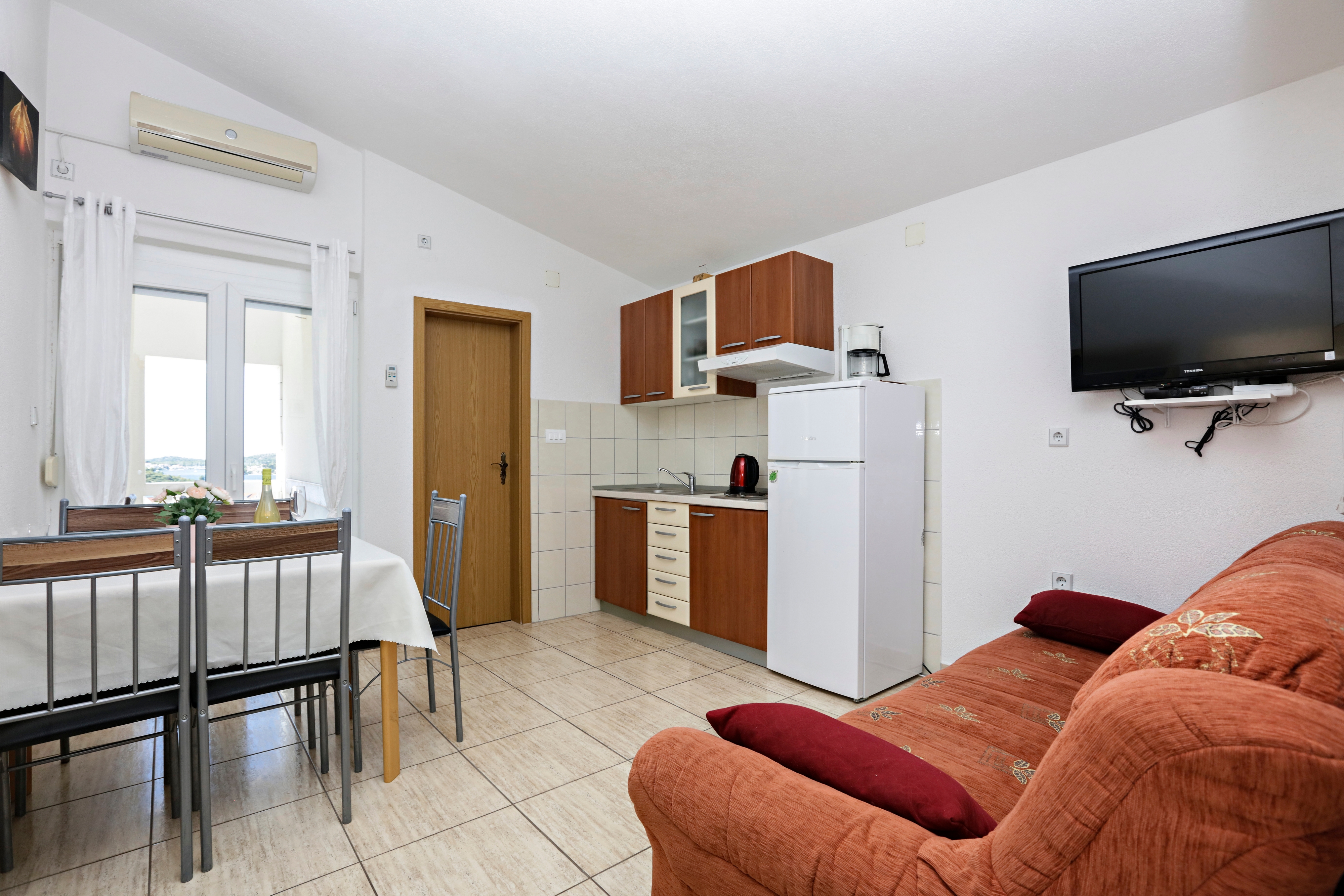 One bedroom apartment with terrace and sea view Stupin Čeline, Rogoznica (A-23257-c)