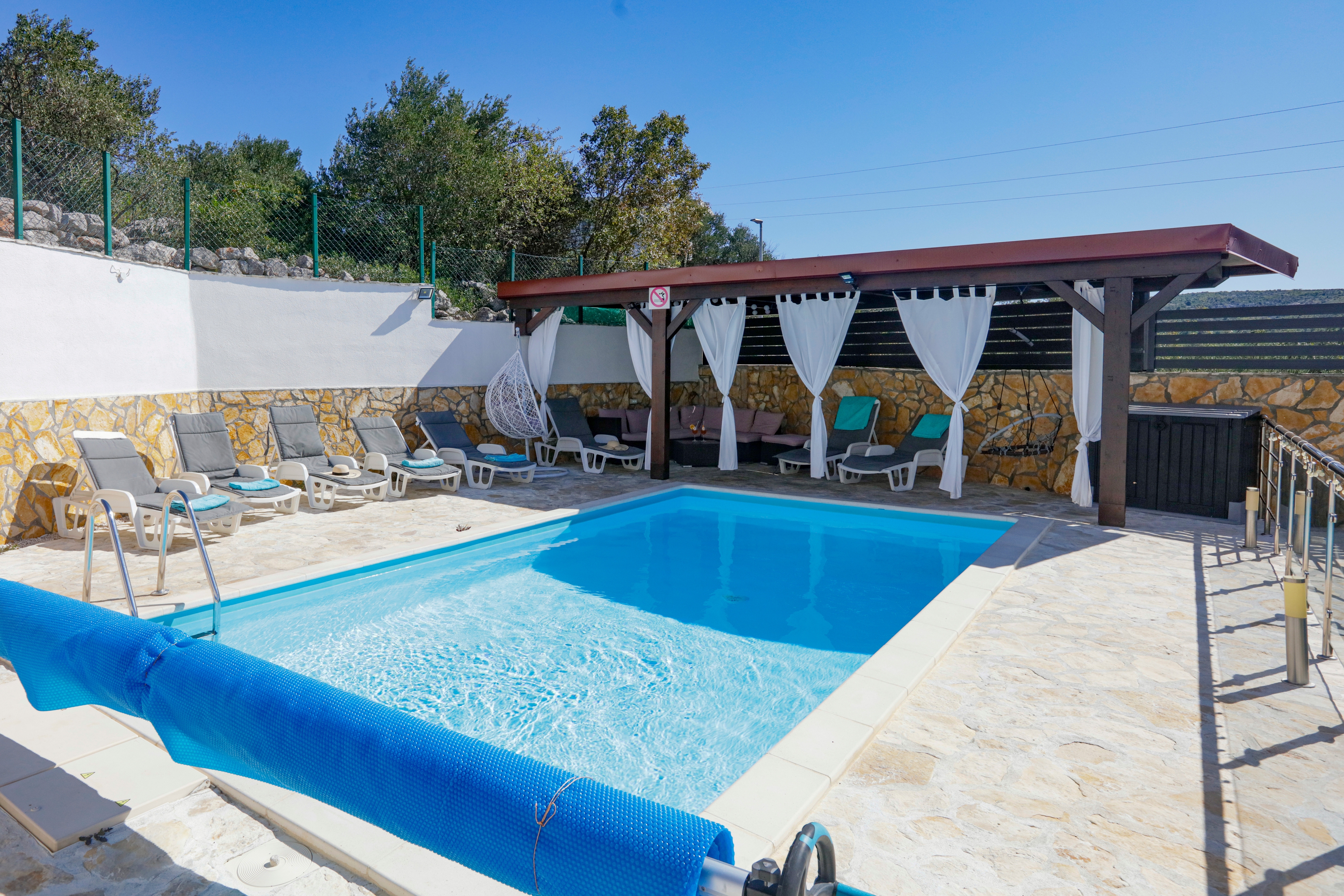 One bedroom apartment with balcony and sea view Stupin Čeline, Rogoznica (A-23257-d)