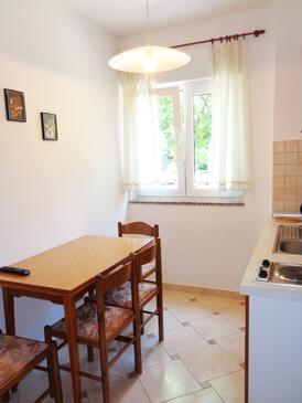 Mošćenička Draga, Comedor in the apartment, (pet friendly) y WiFi.