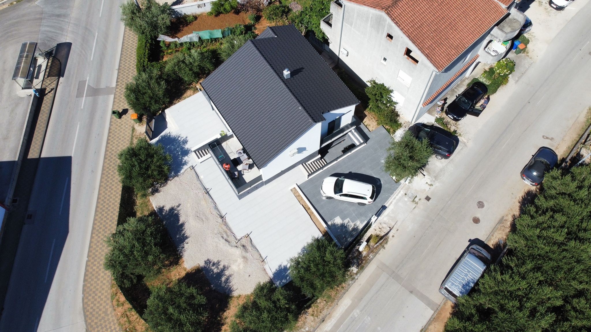 Dvosobna hiša S teraso Biograd na Moru, Biograd  K