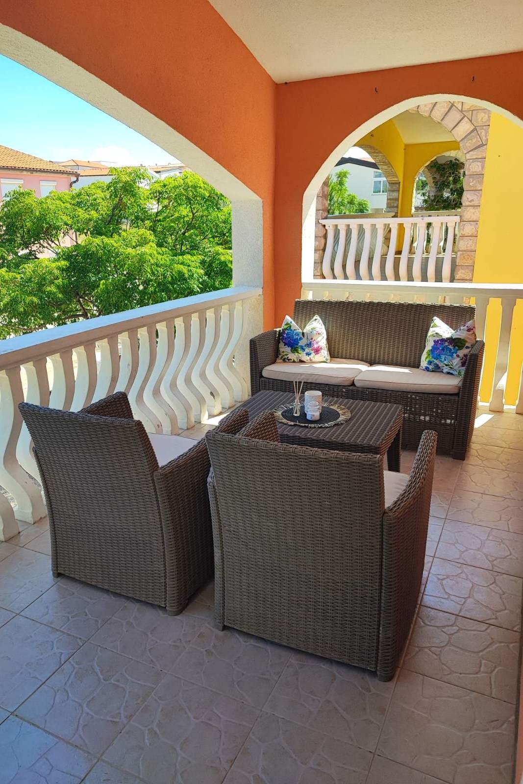 Two bedroom apartment with terrace Vir  A-a