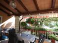 Rabac, Terrace in the apartment, with a sea view and WiFi.