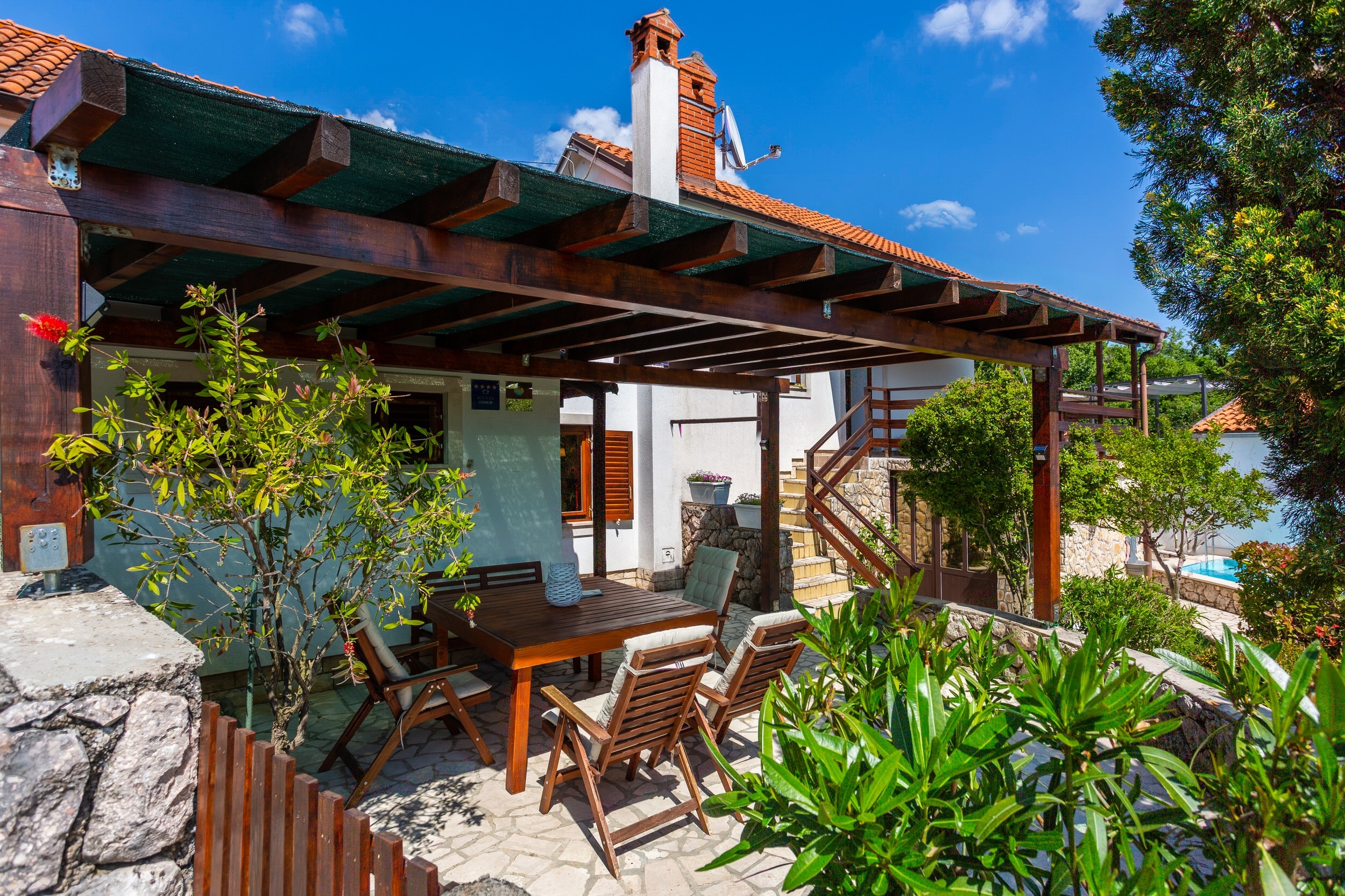 Four bedroom house with terrace Risika, Krk  K