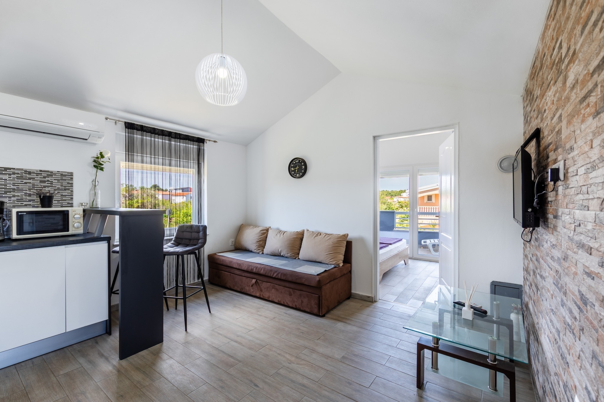 Two bedroom apartment with terrace Vir (A-23333-b)