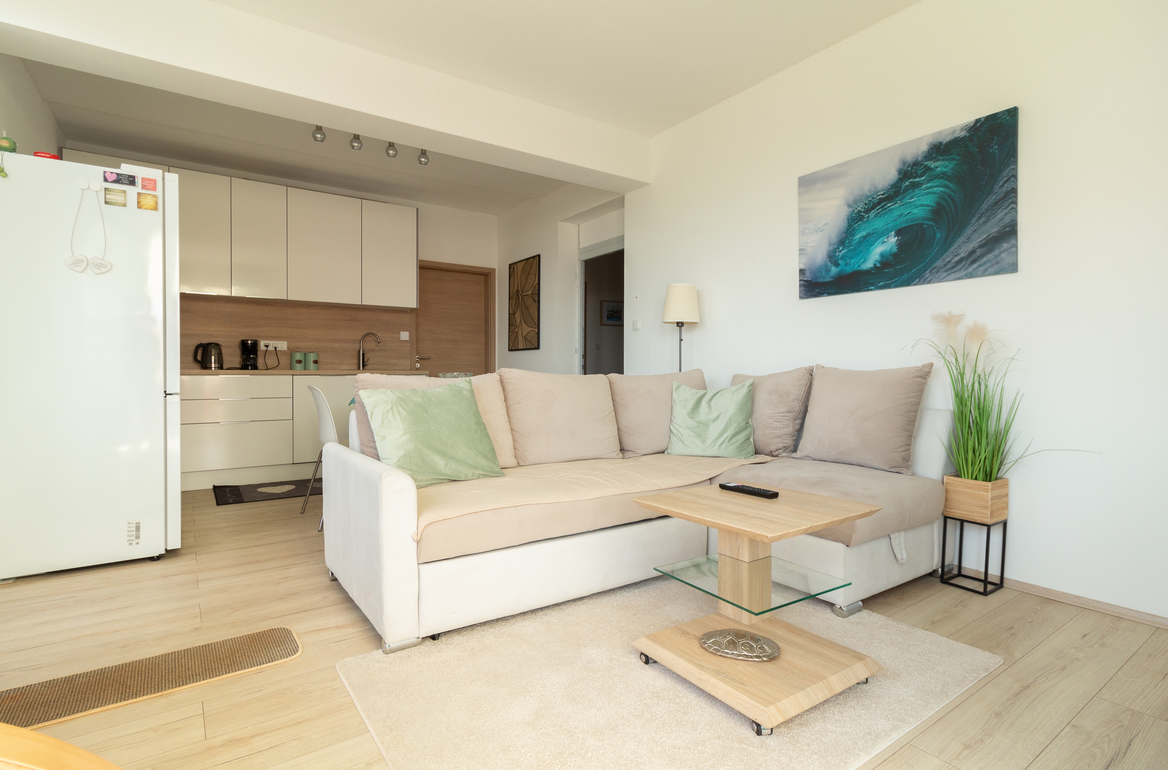 Two bedroom apartment with terrace and sea view Sukošan, Zadar (A-23347-a)