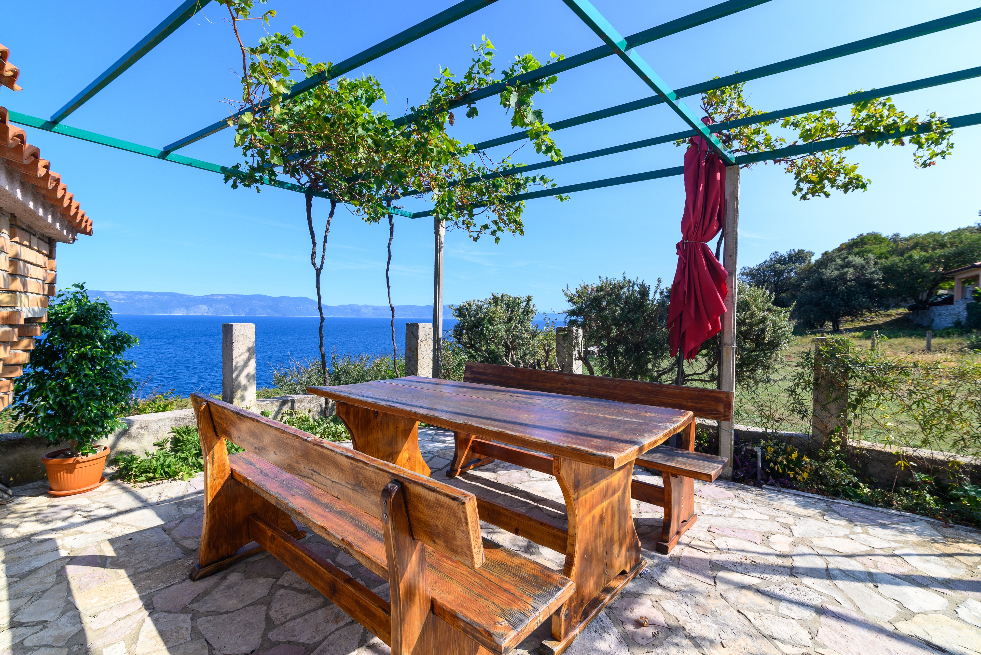 One bedroom apartment with terrace and sea view Duga Luka (Prtlog), Labin (A-2335-c) One bedroom apartment with terrace and sea view Duga Luka (Prtlog), Labin (A-2335-c)