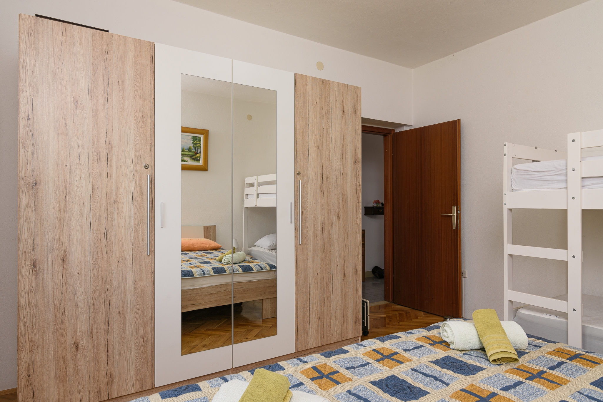 Three bedroom apartment with terrace and sea view Marina, Trogir  A-a