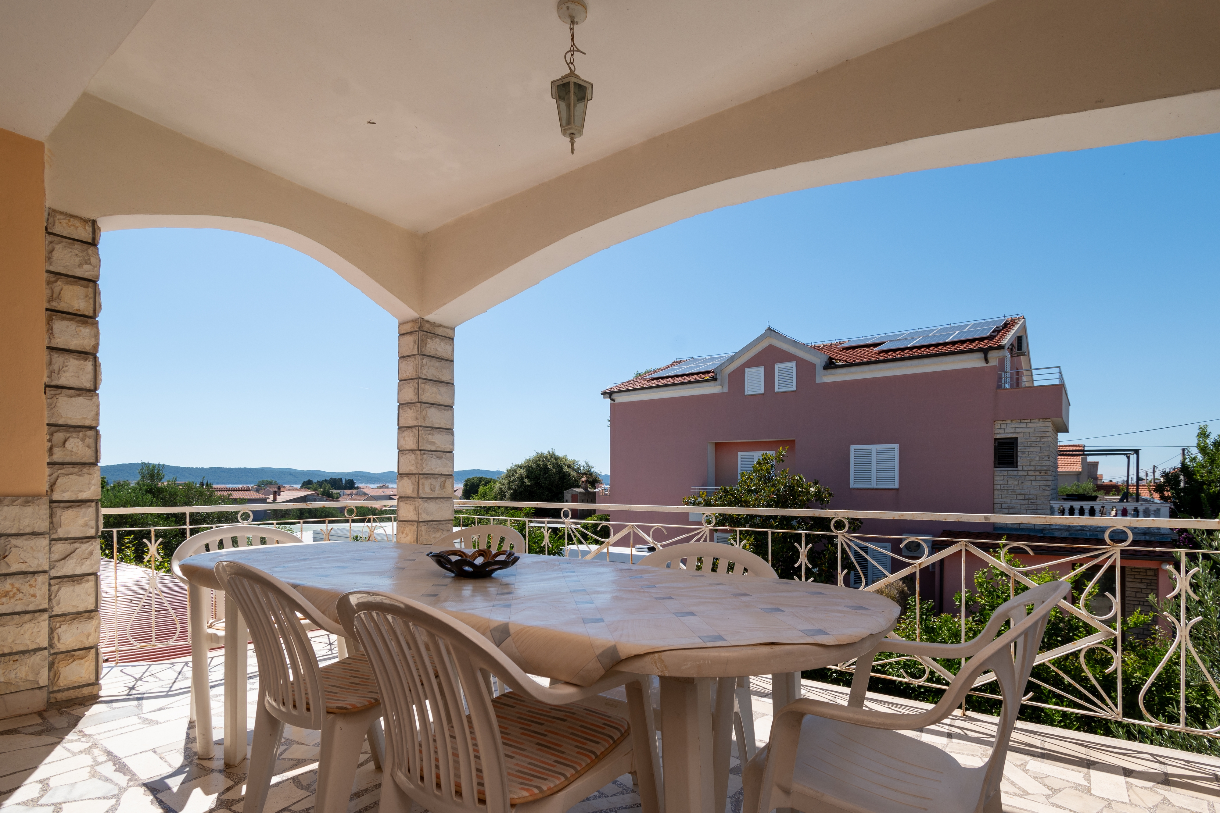 Three bedroom apartment with terrace and sea view Bibinje, Zadar  A-a