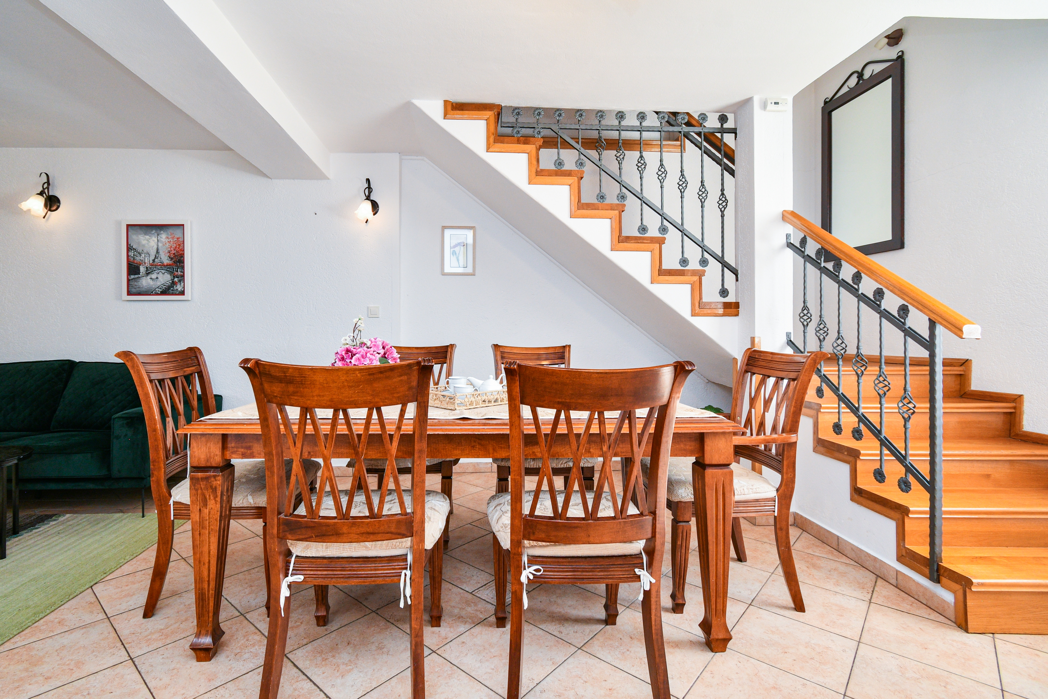 Two bedroom house with terrace and sea view Bribir, Novi Vinodolski  K