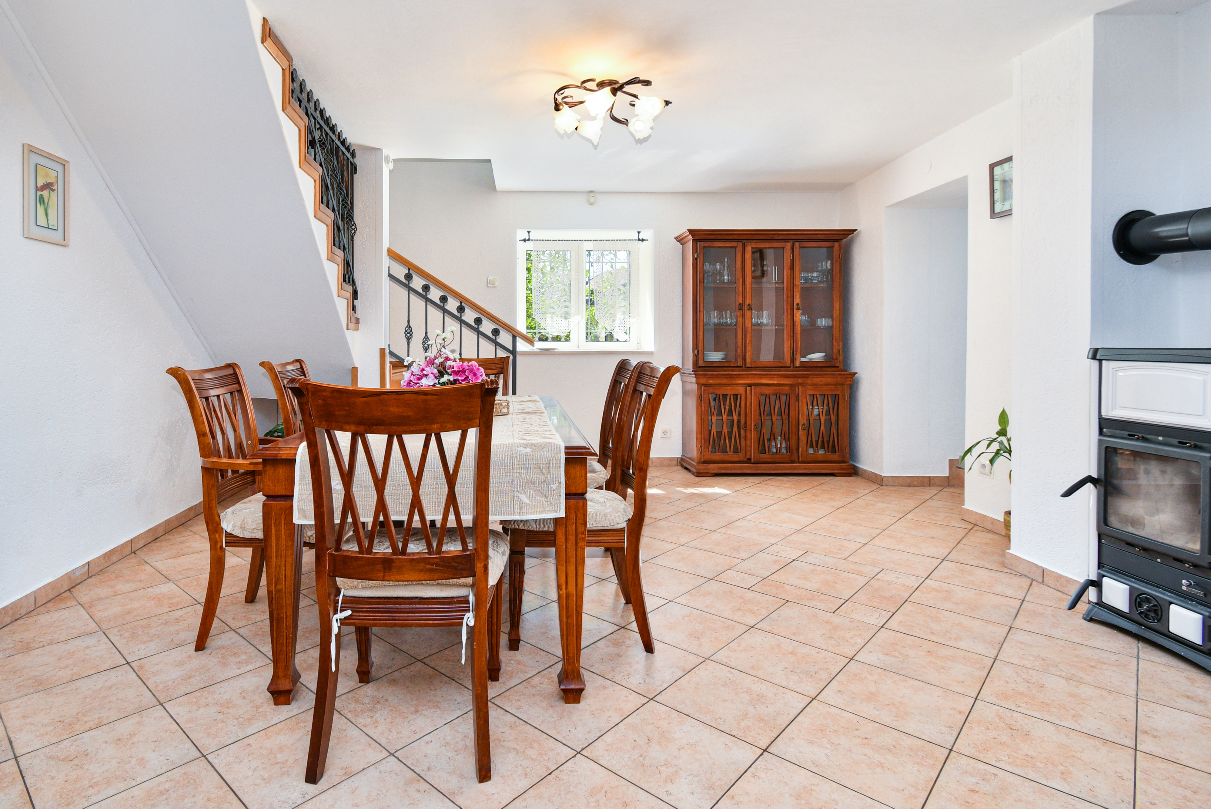 Two bedroom house with terrace and sea view Bribir, Novi Vinodolski  K