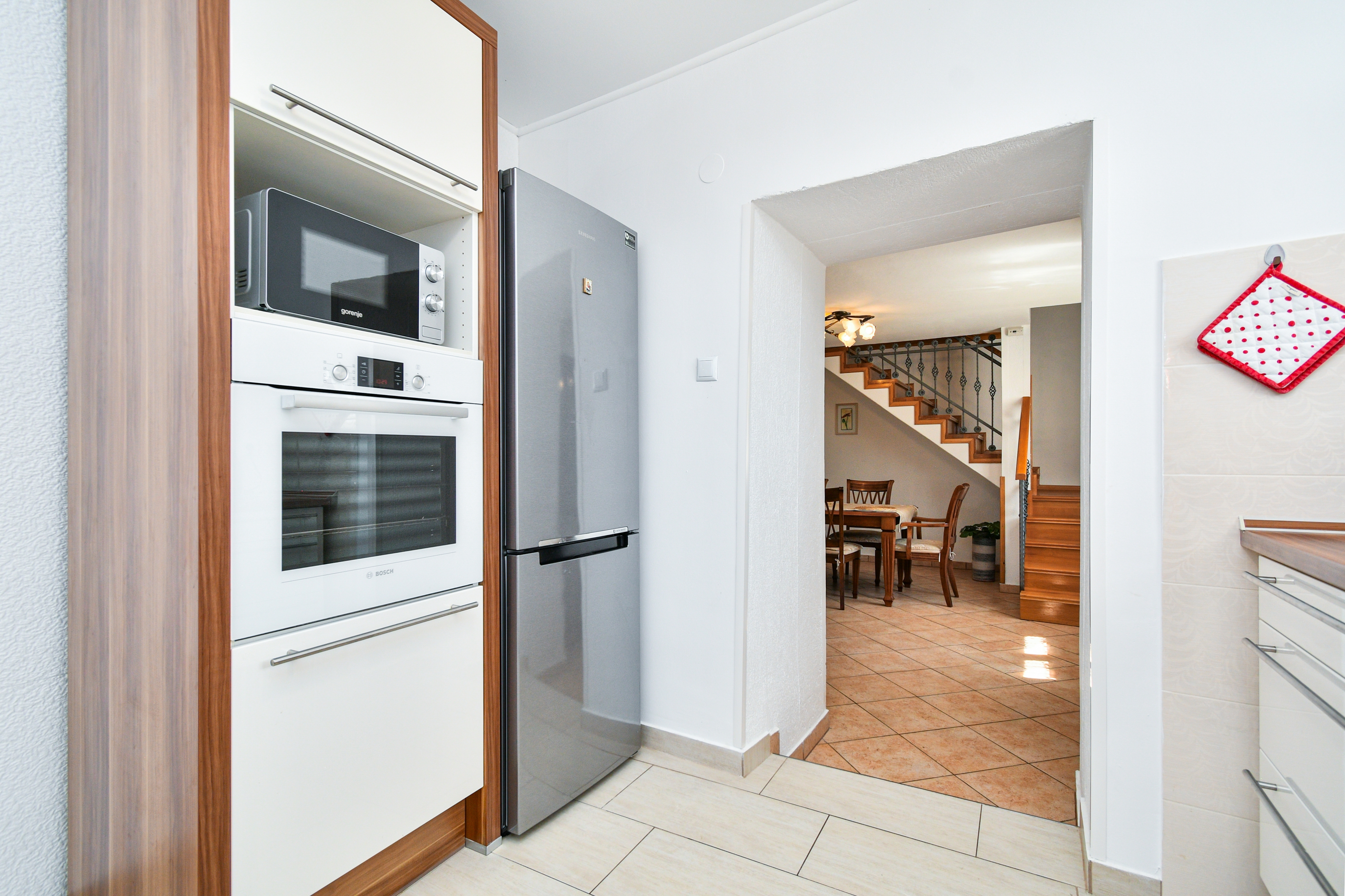Two bedroom house with terrace and sea view Bribir, Novi Vinodolski  K