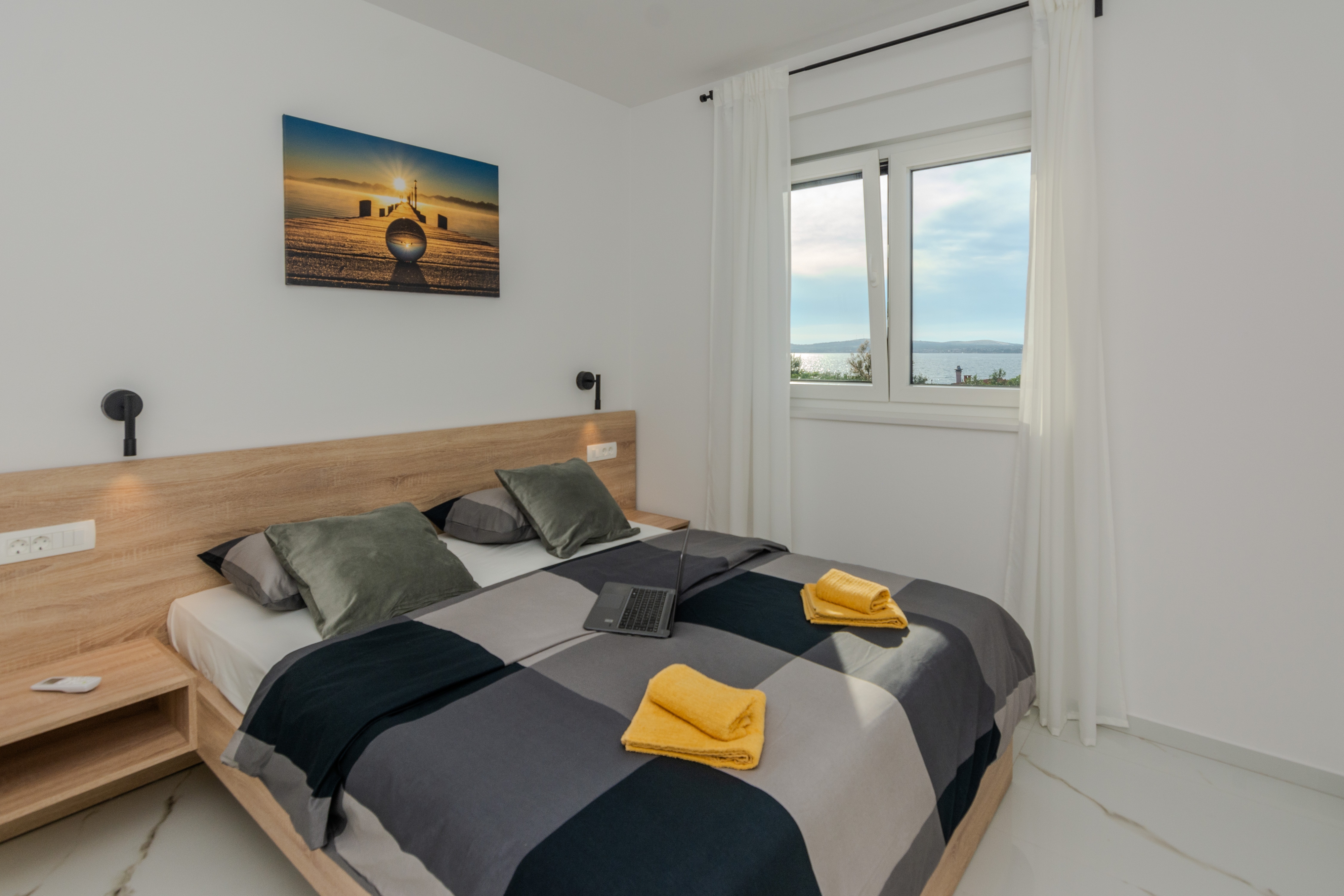 Two bedroom apartment with balcony and sea view Vir (A-23385-b) Two bedroom apartment with balcony and sea view Vir (A-23385-b)