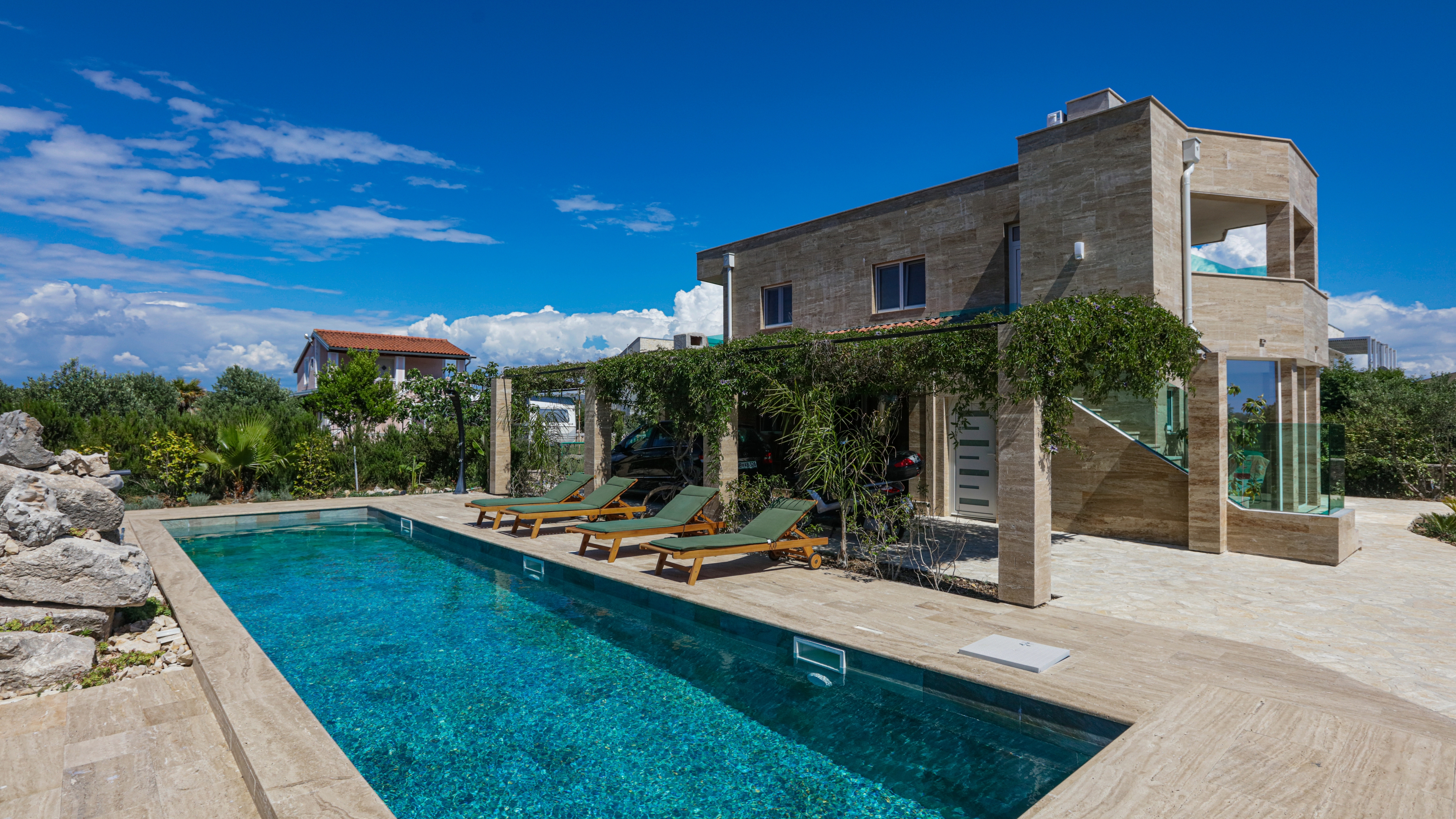 Two bedroom apartment with terrace Bogdanovići, Šibenik (A-23394-a)