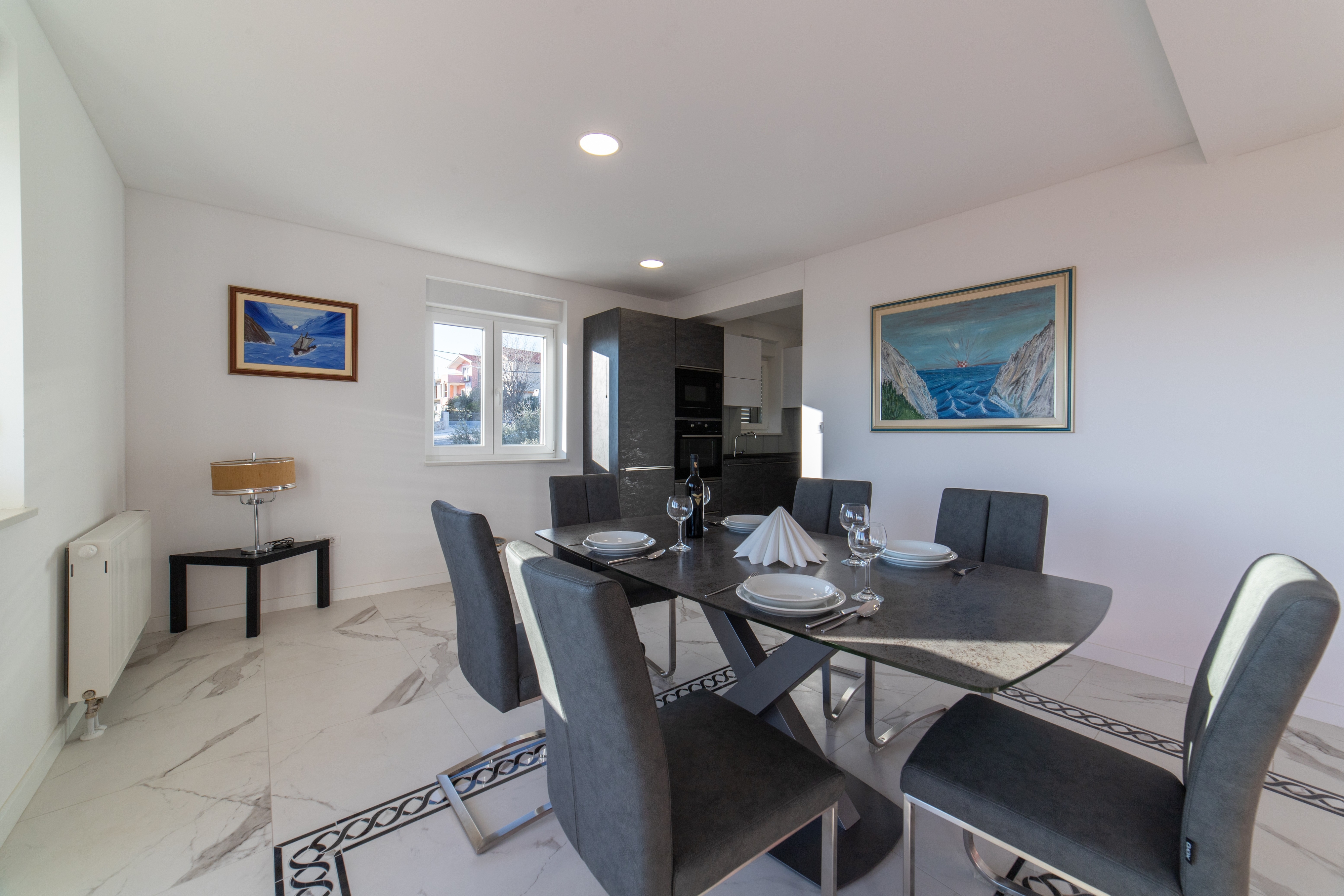 Two bedroom apartment with terrace and sea view Kaštel Kambelovac, Kaštela  A-a