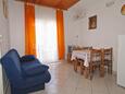 Jídelna Stara Novalja, Jídelna v ubytování typu apartment, s klimatizací, domácí mazlíčci povoleni a WiFi.