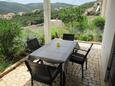 Rabac, Terrasse dans l’hébergement en type apartment, avec la vue sur la mer et WiFi.