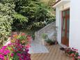 Rabac, Terrace 2 in the apartment, with a sea view and WiFi.