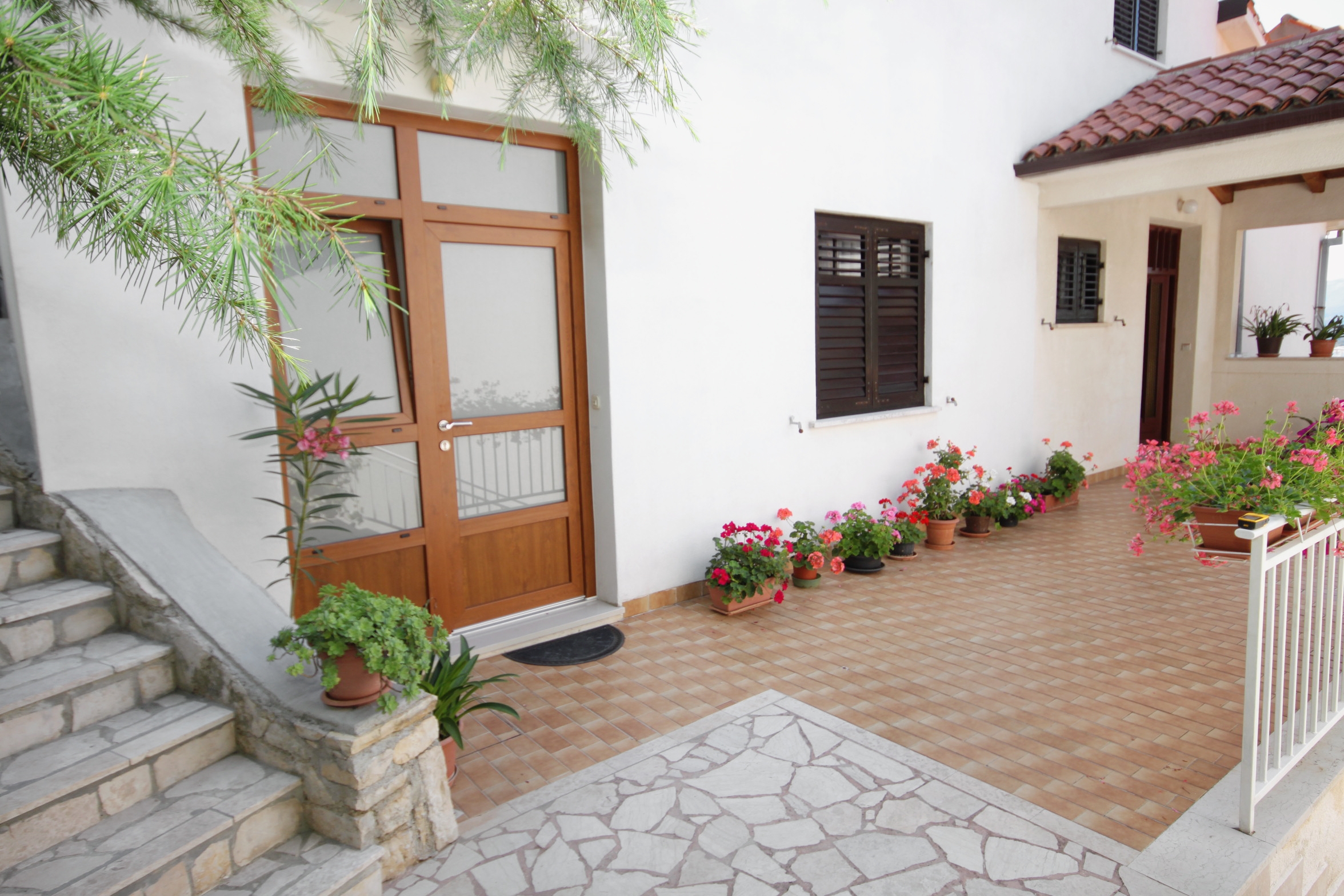 One bedroom apartment with terrace and sea view Rabac, Labin  A-c