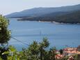 Rabac, Terrasse 1 - vue dans l’hébergement en type apartment, WiFi.