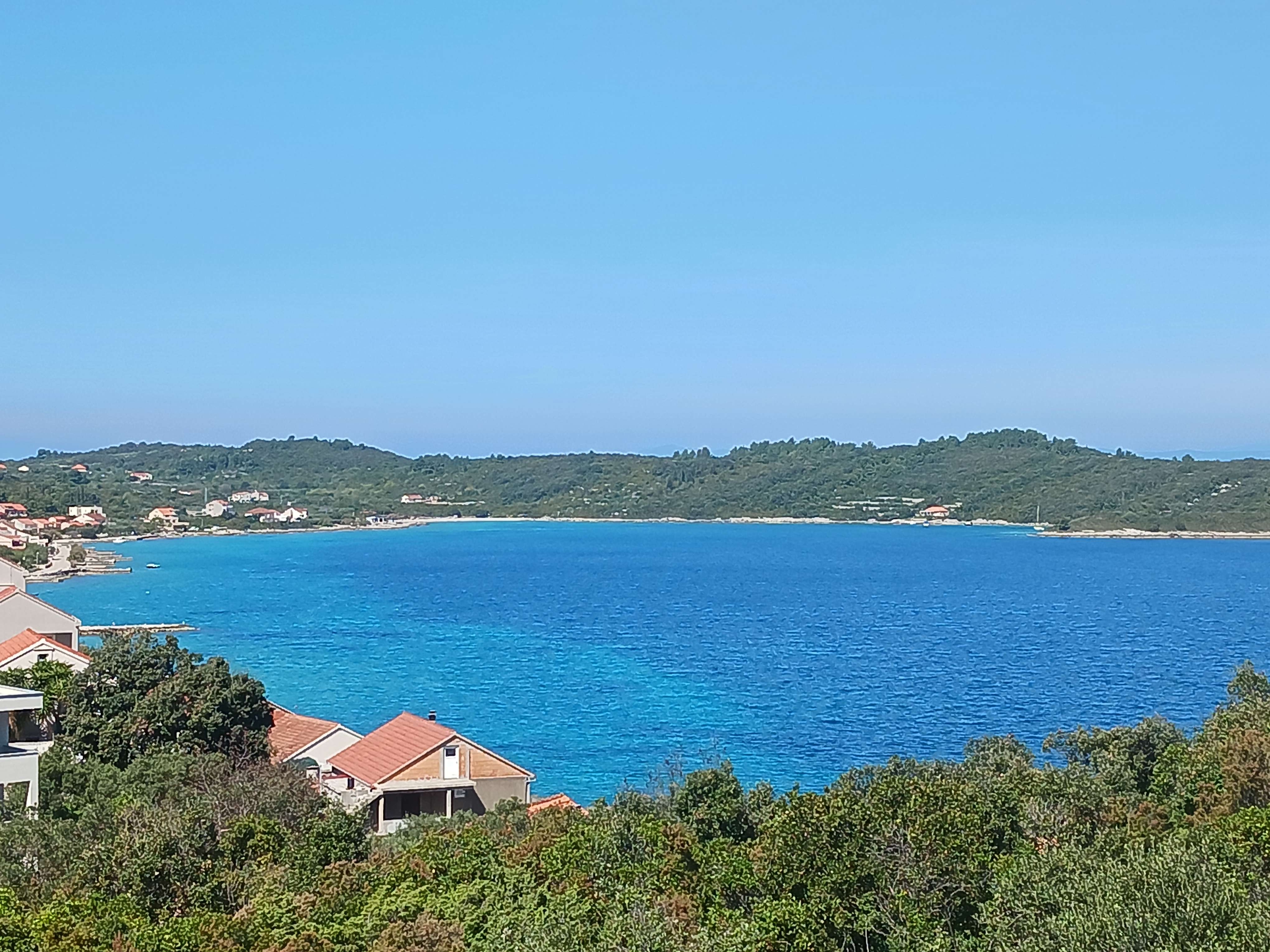 One bedroom apartment with balcony and sea view Kneža, Korčula  A-b