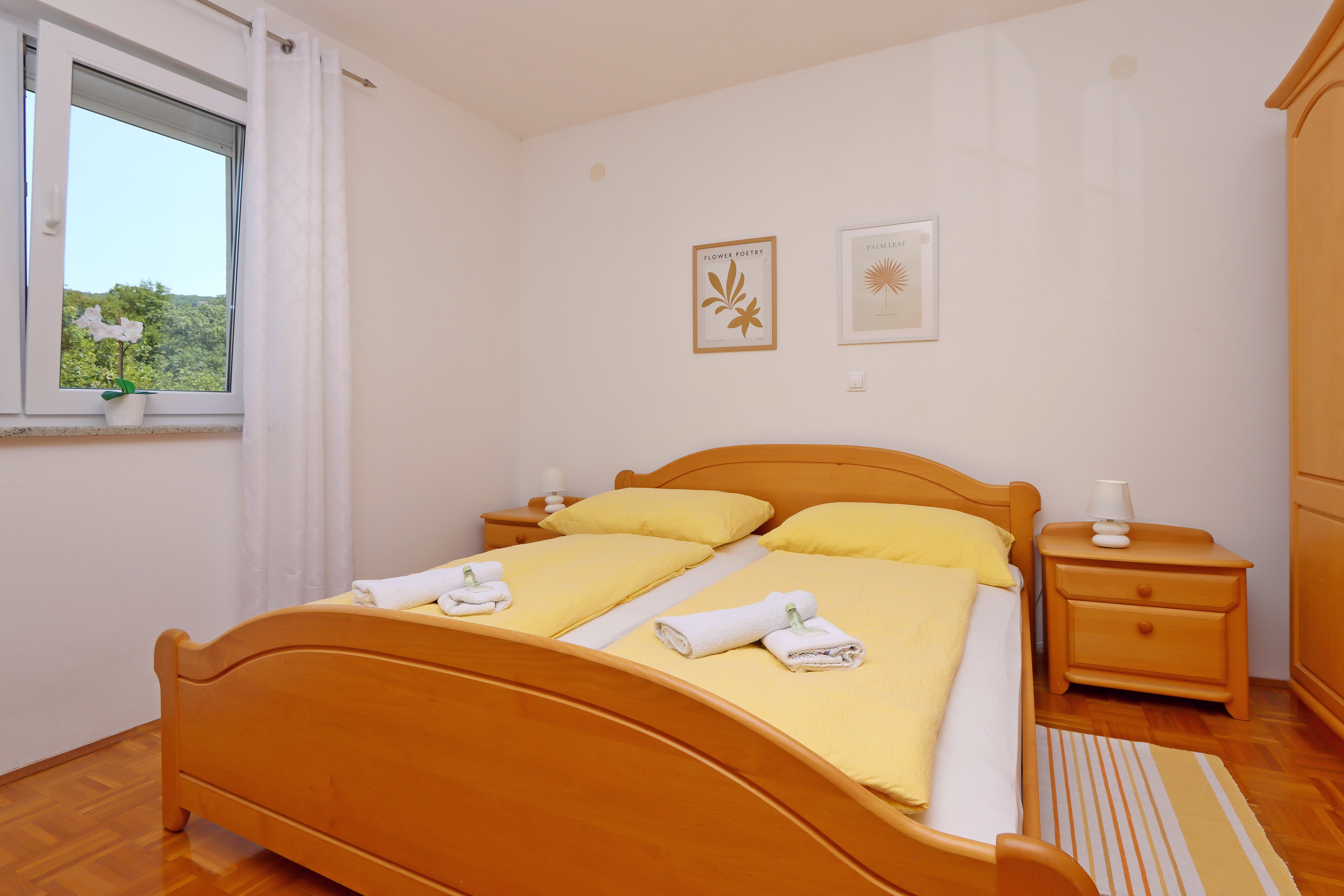 Two bedroom apartment with terrace and sea view Kostrena, Rijeka  A-c