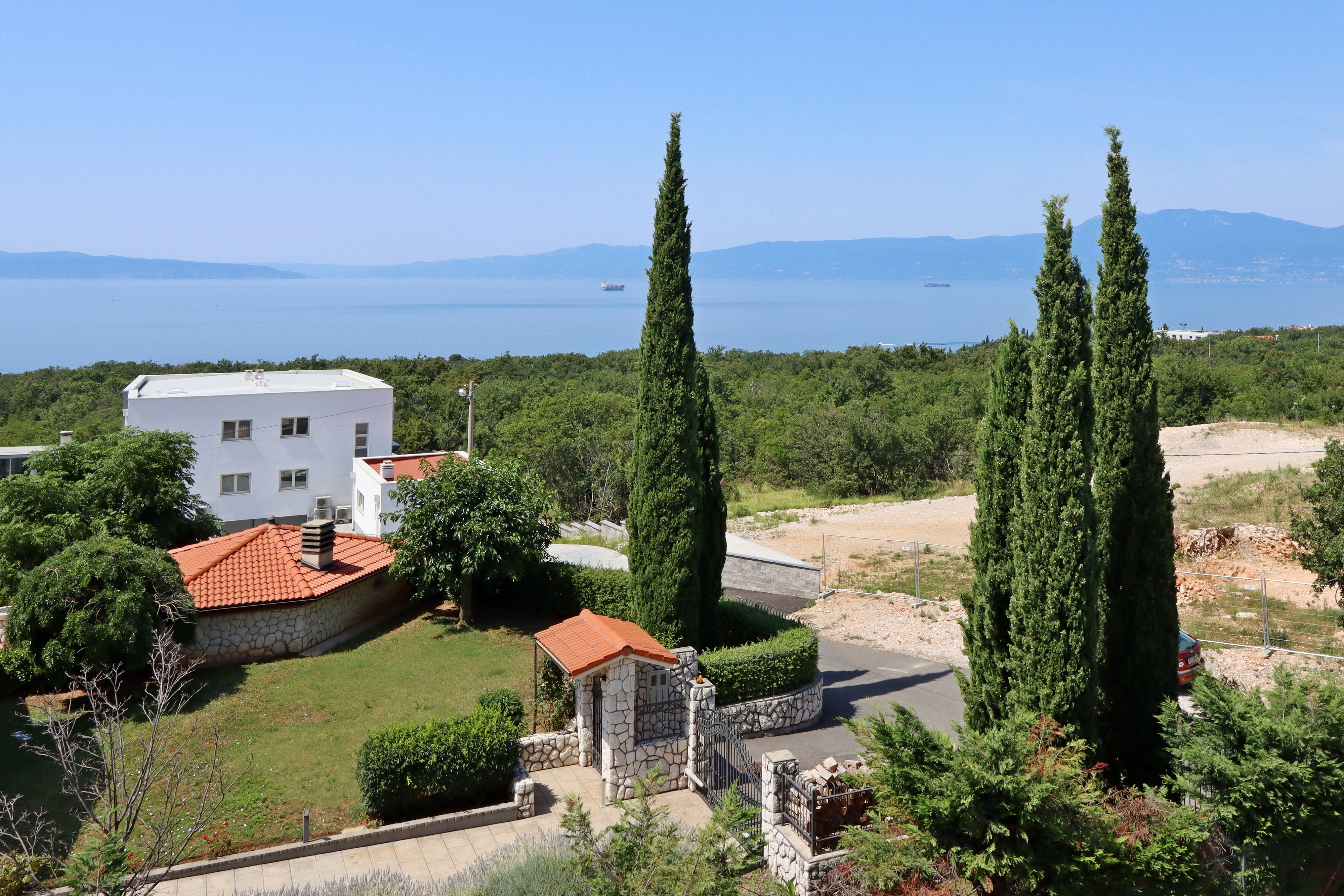 Two bedroom apartment with terrace and sea view Kostrena, Rijeka  A-c