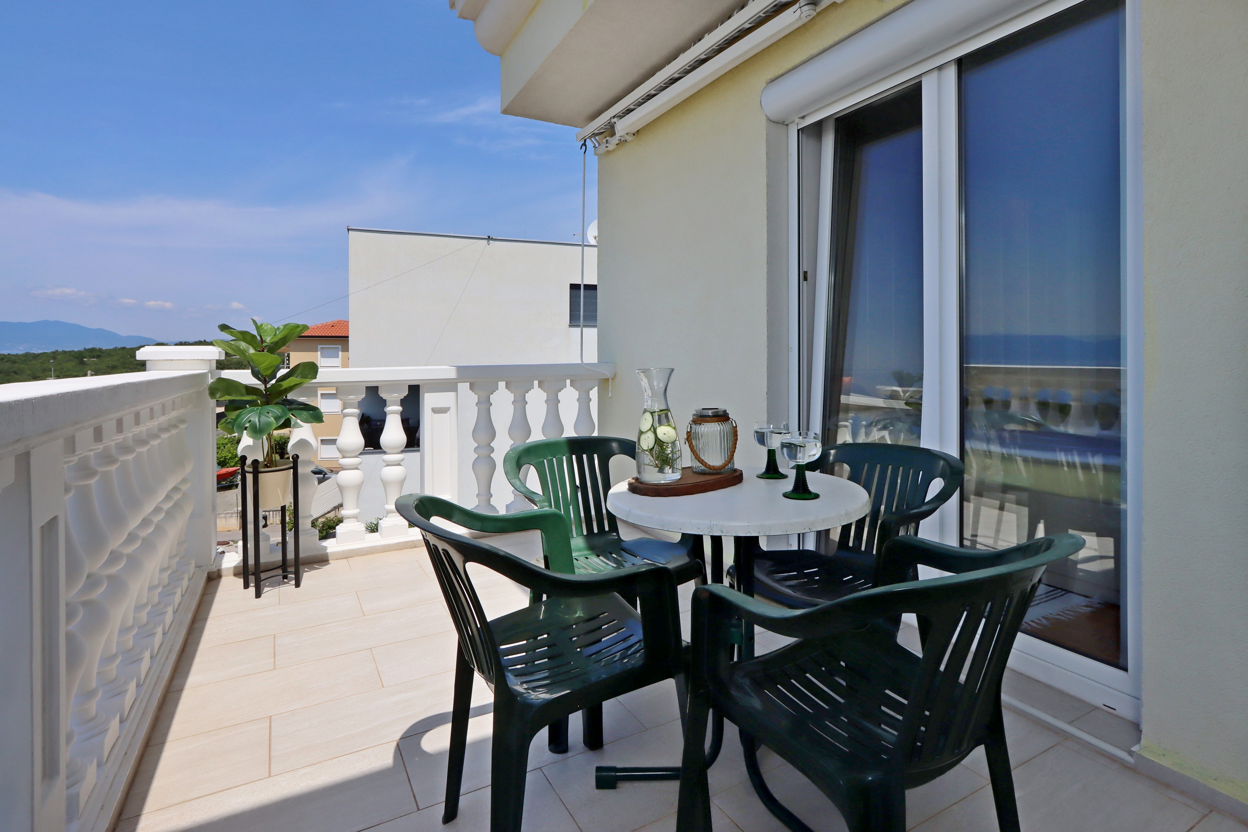 Two bedroom apartment with terrace and sea view Kostrena, Rijeka  A-d