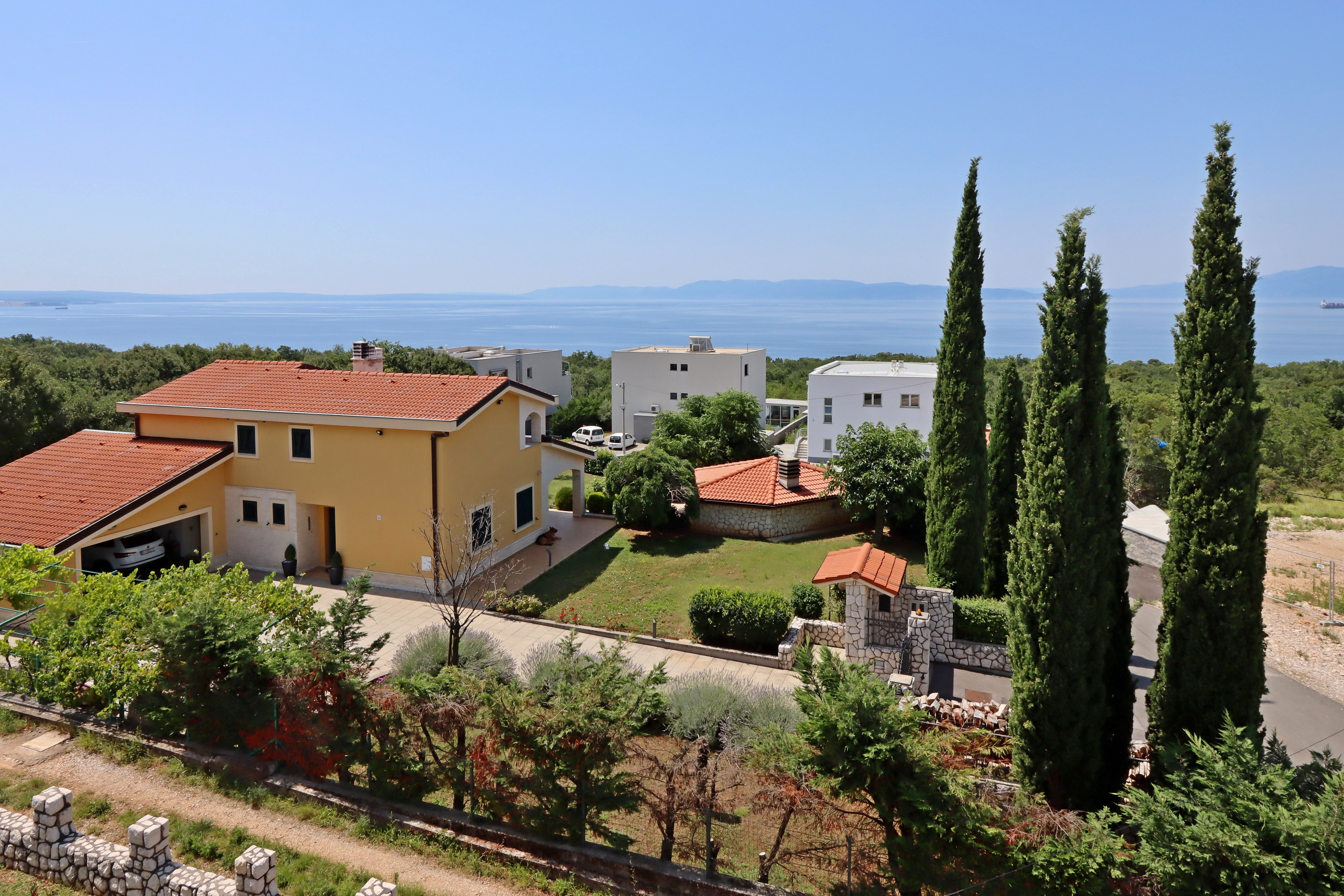 Two bedroom apartment with terrace and sea view Kostrena, Rijeka  A-d
