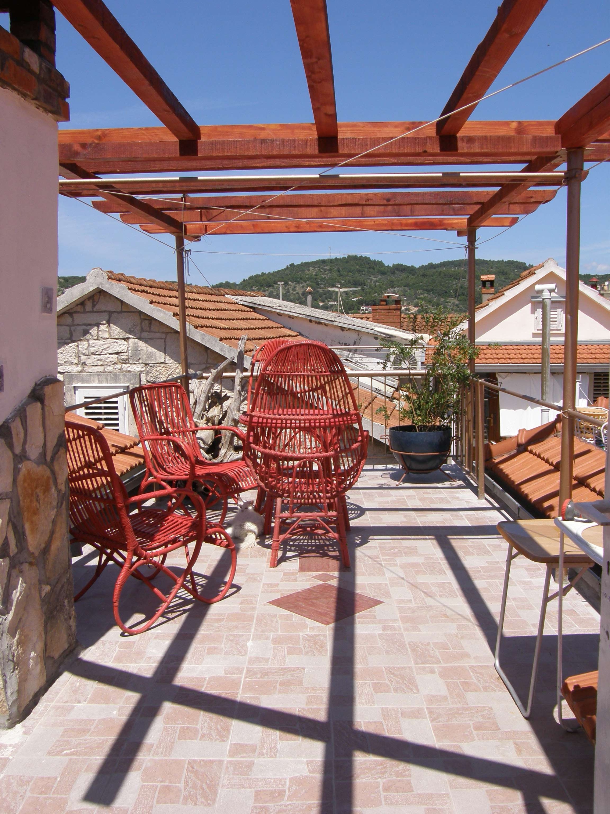 One bedroom apartment with terrace Vela Luka, Korčula  A-a