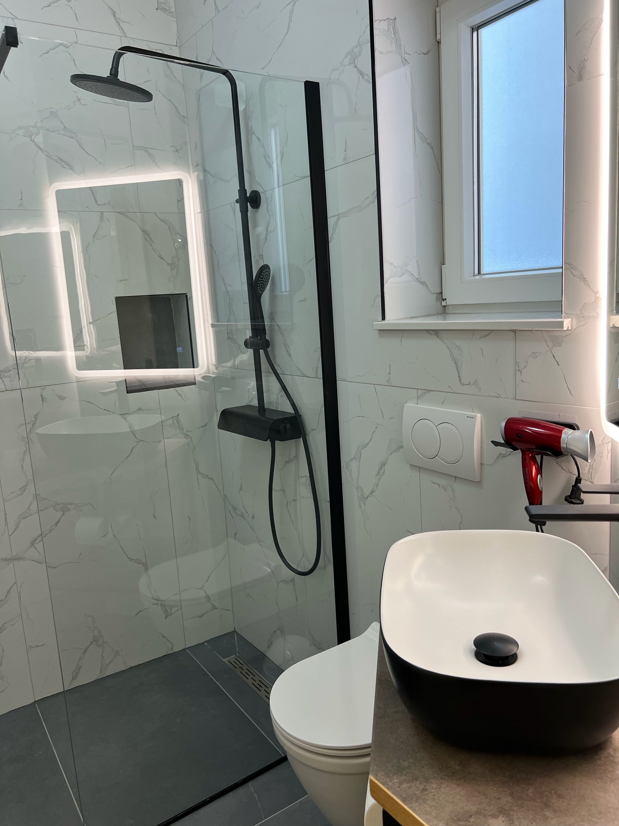 One bedroom apartment with terrace and sea view Jadranovo, Crikvenica  A-a