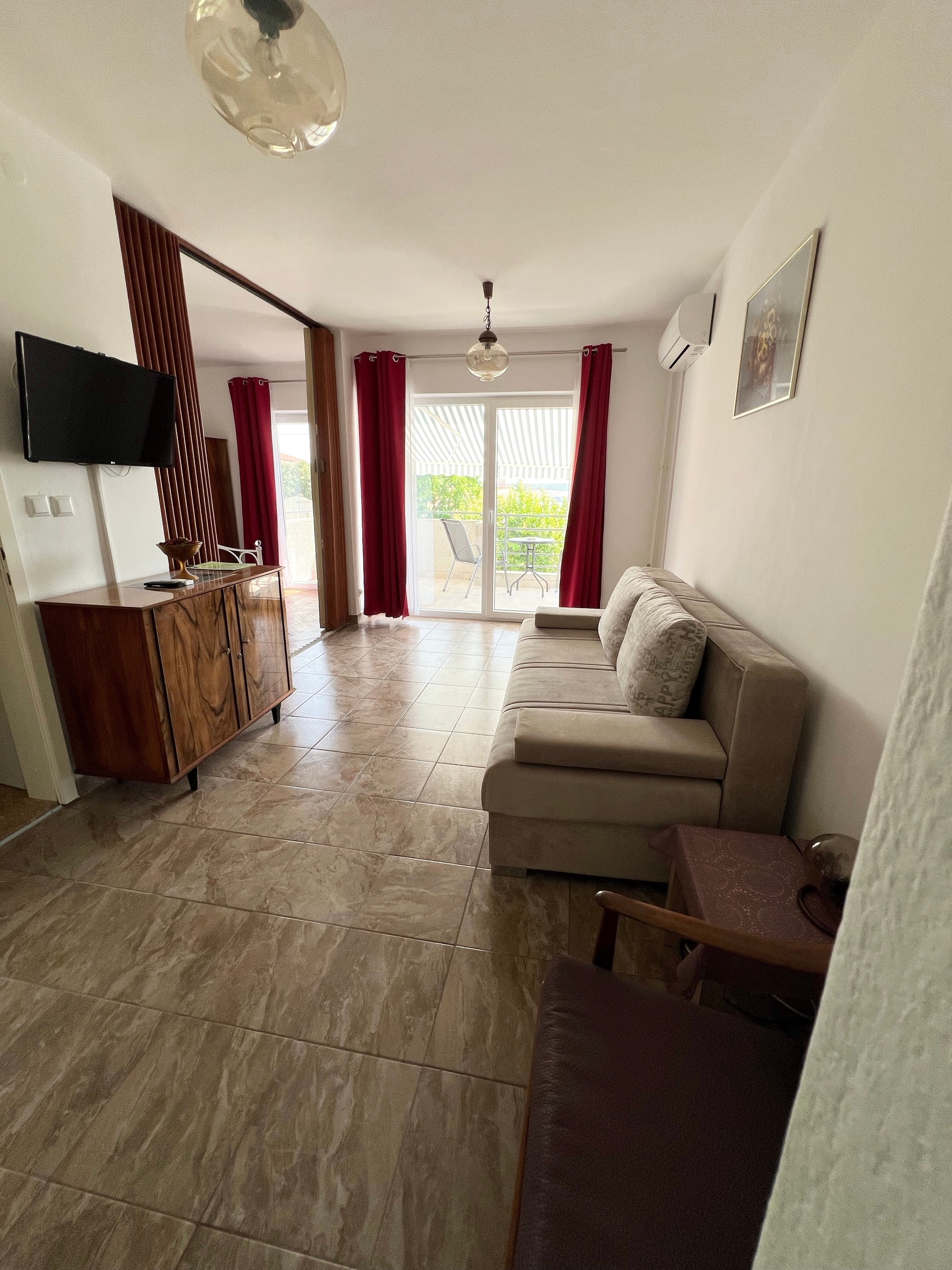 One bedroom apartment with terrace and sea view Jadranovo, Crikvenica (A-23436-a)