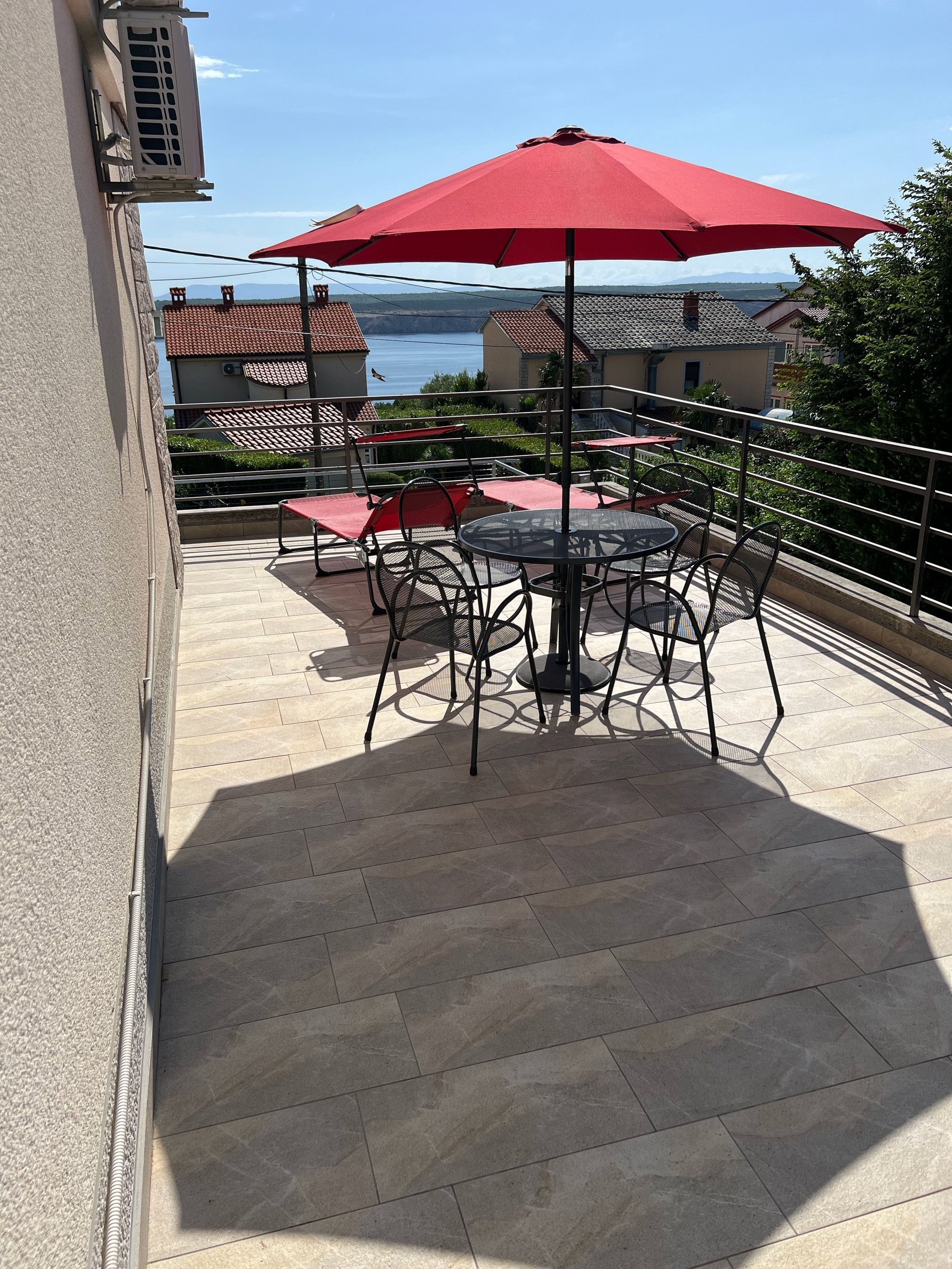 One bedroom apartment with terrace and sea view Jadranovo, Crikvenica  A-a