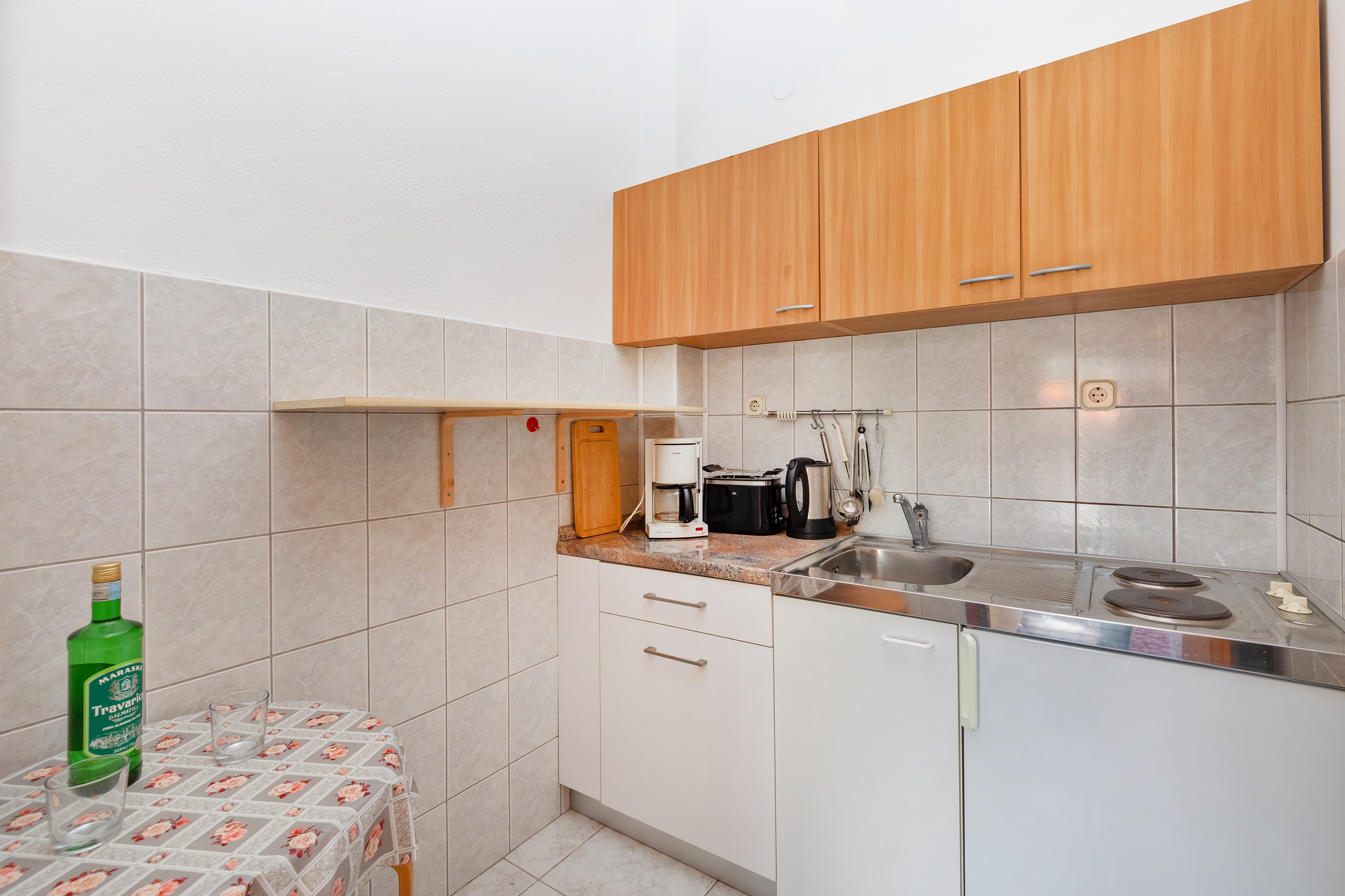 Studio flat with balcony and sea view Mlini, Dubrovnik  AS-a