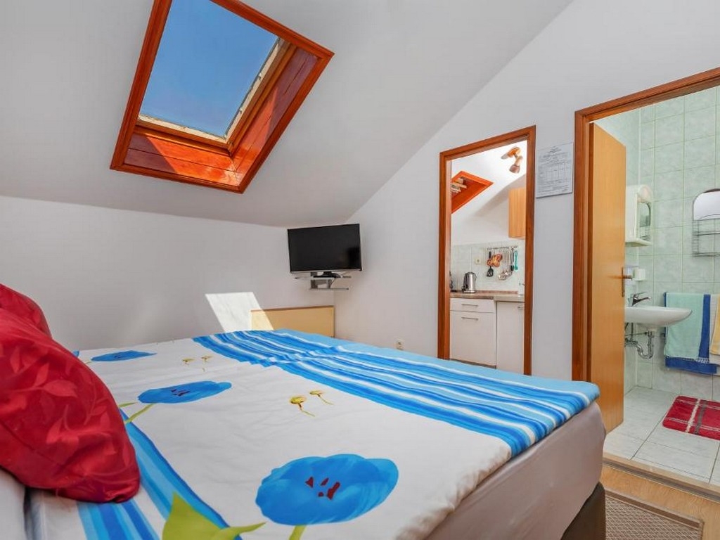 Studio flat with balcony and sea view Mlini, Dubrovnik  AS-b