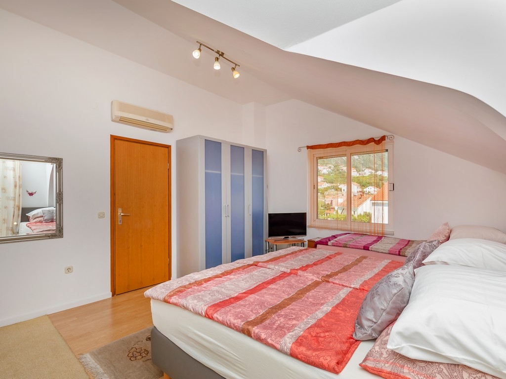 Studio flat with balcony and sea view Mlini, Dubrovnik  AS-c