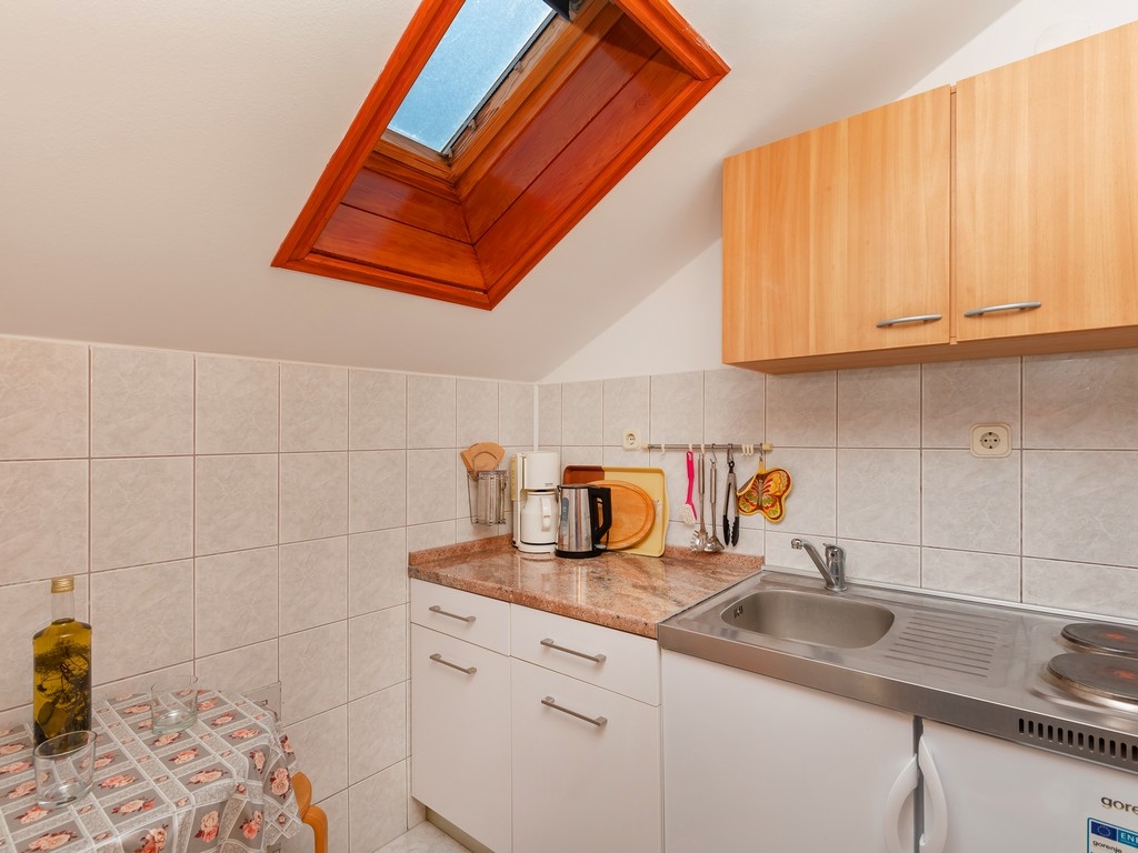 Studio flat with balcony and sea view Mlini, Dubrovnik  AS-c